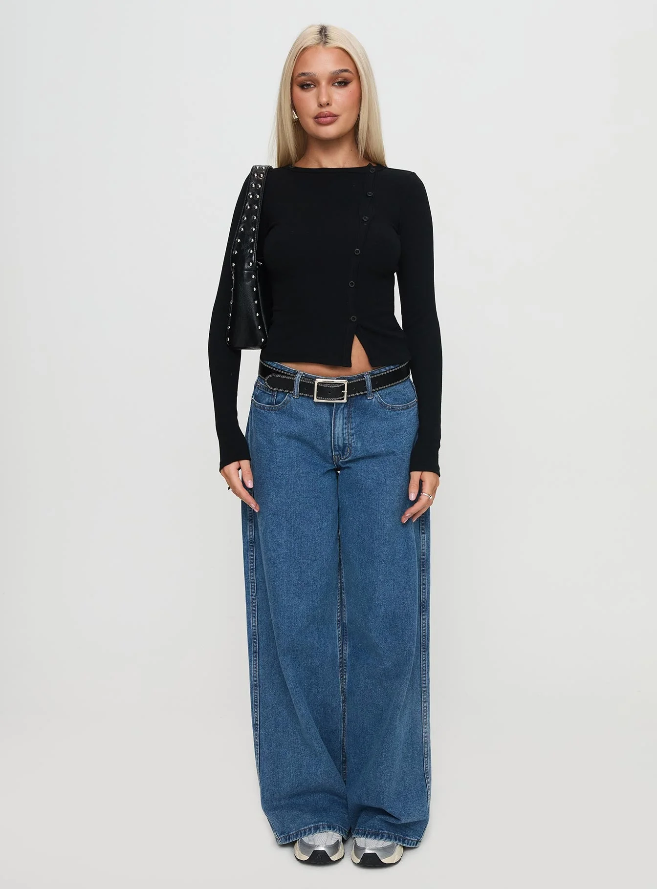Passoni Long Sleeve Top Black - Image 7