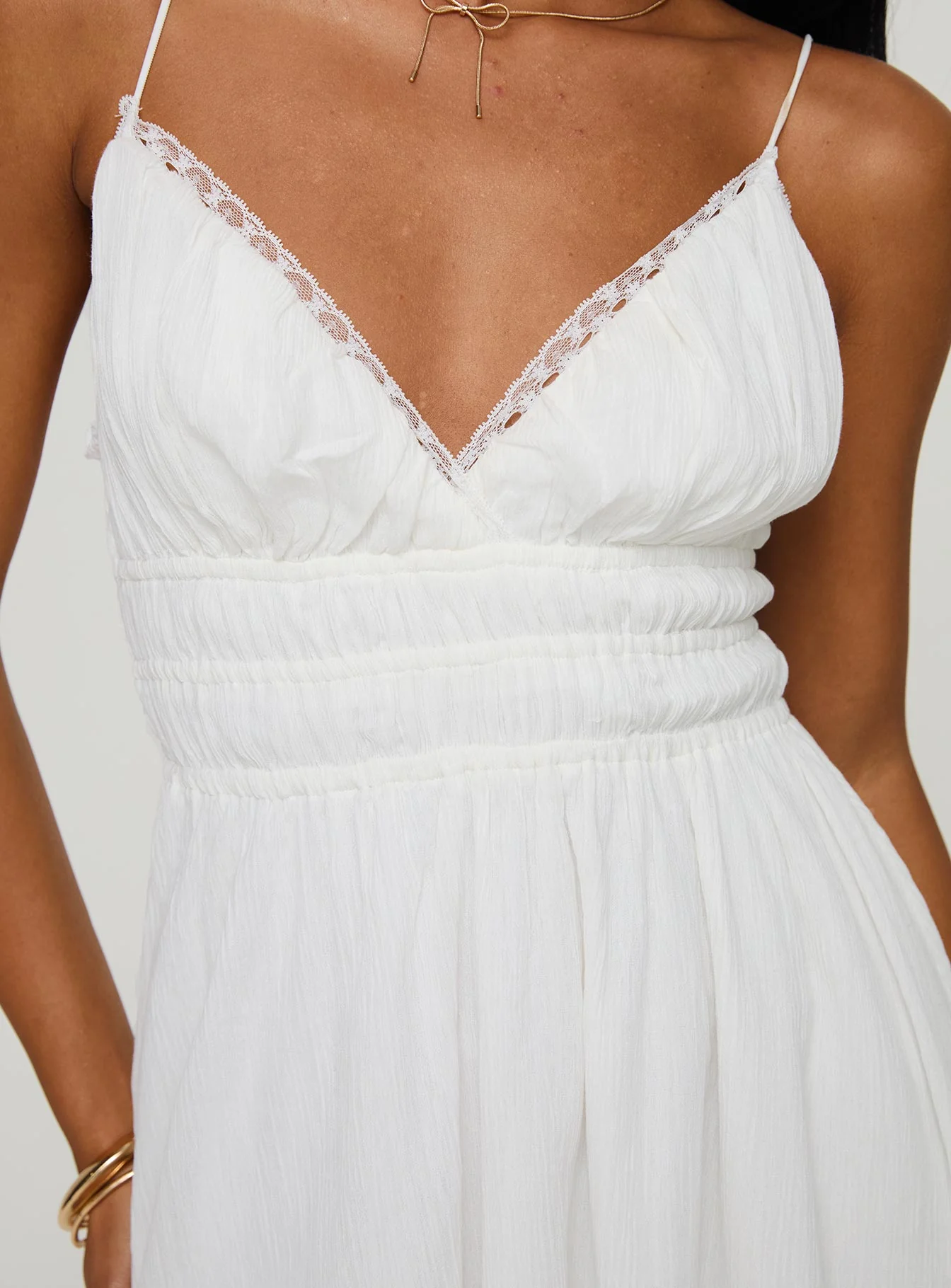 Patterstone Mini Dress White - Image 6