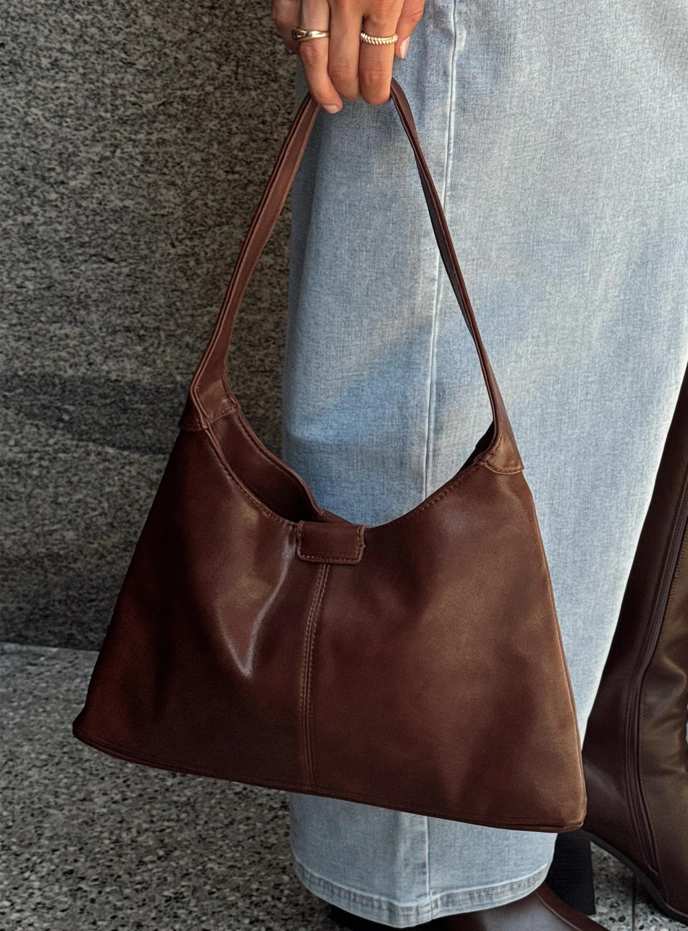 Patty Shoulder Bag Brown - Image 7
