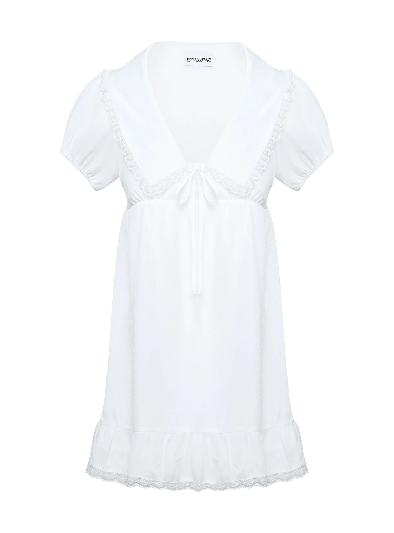 Penelofie Mini Dress White - Image 6