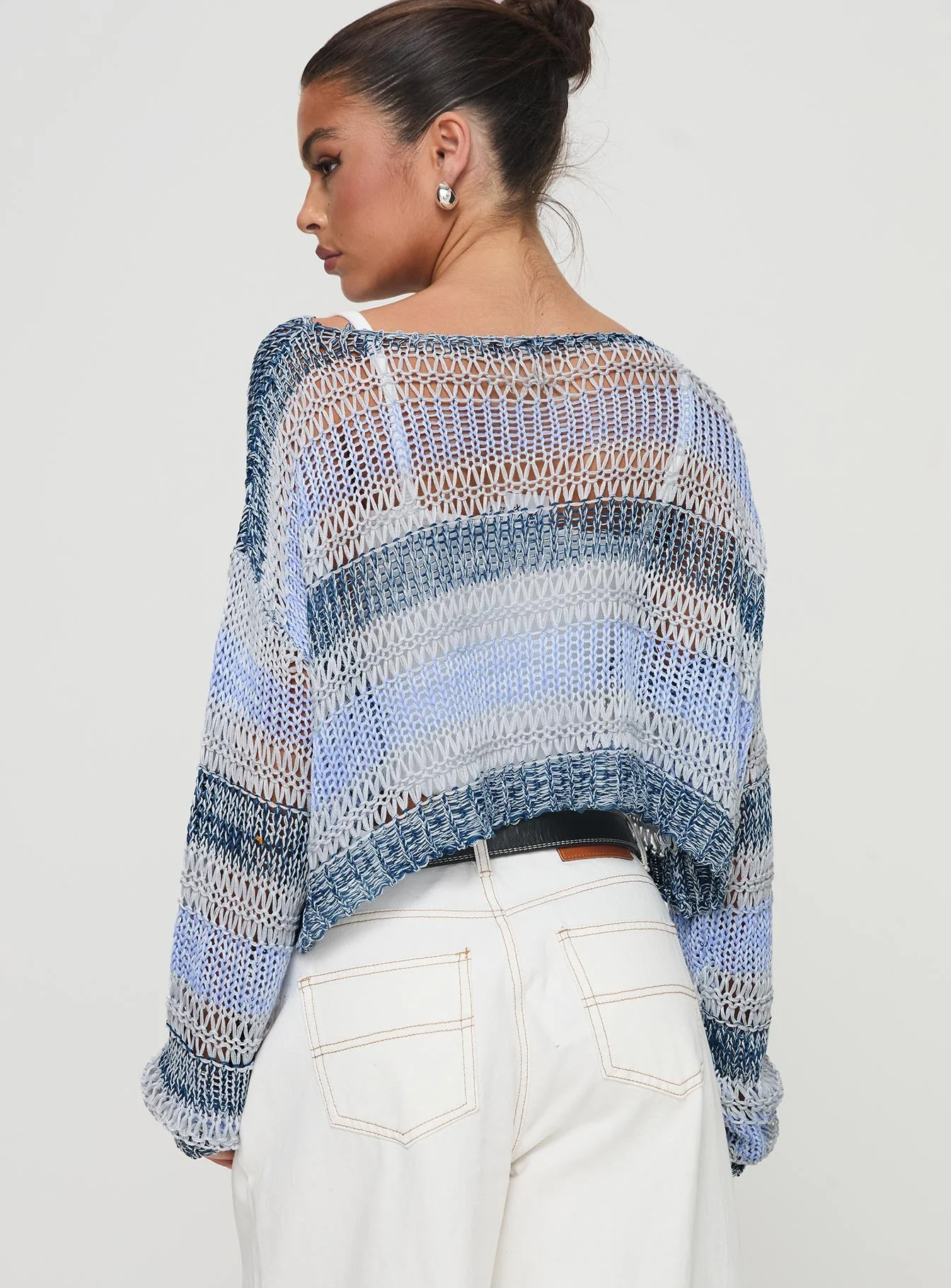 Perren Sweater Blue Stripe - Image 5