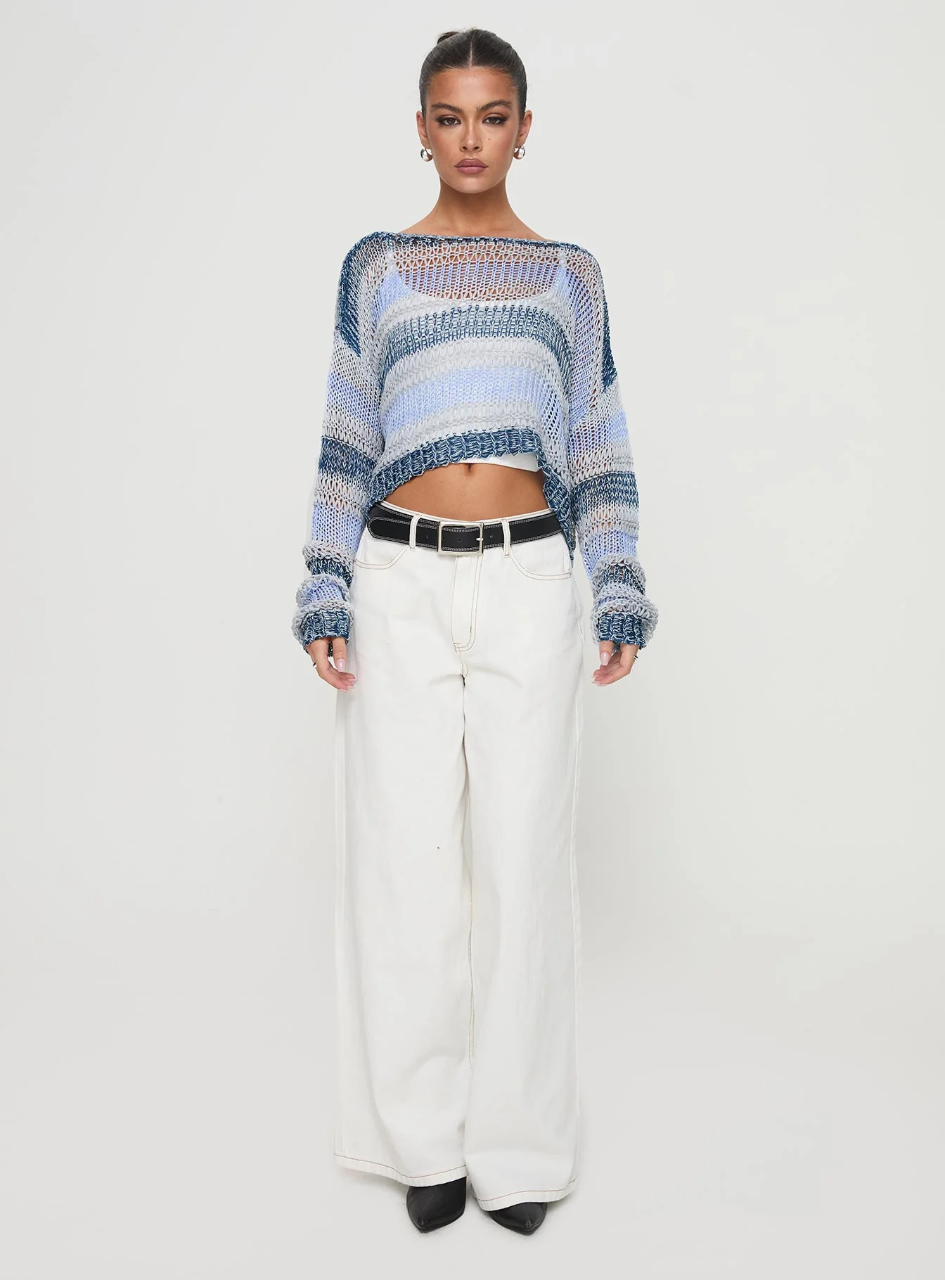 Perren Sweater Blue Stripe - Image 7