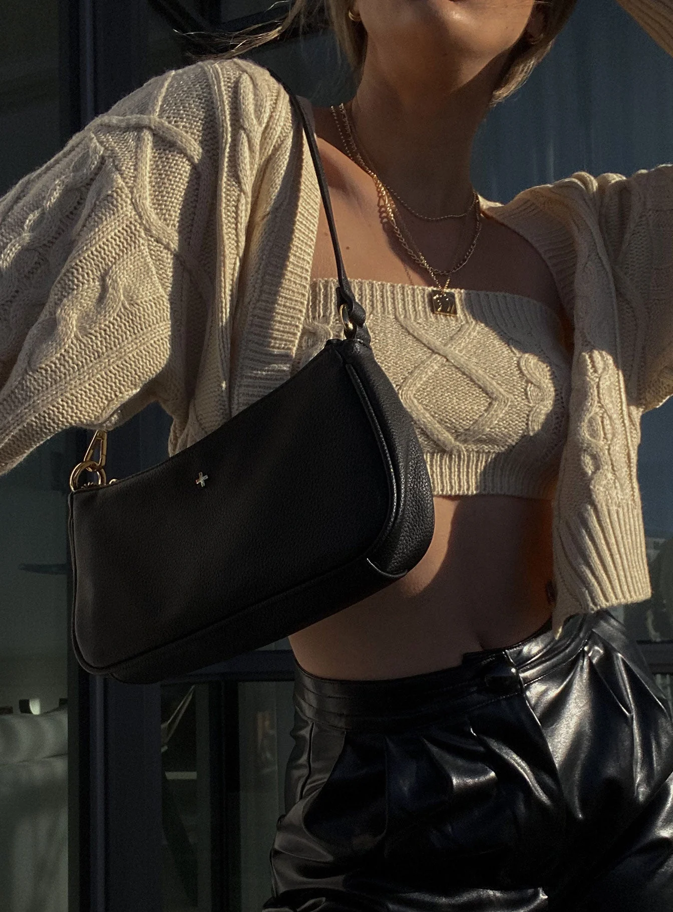 Peta & Jain Piper Bag Black Pebble - Image 6