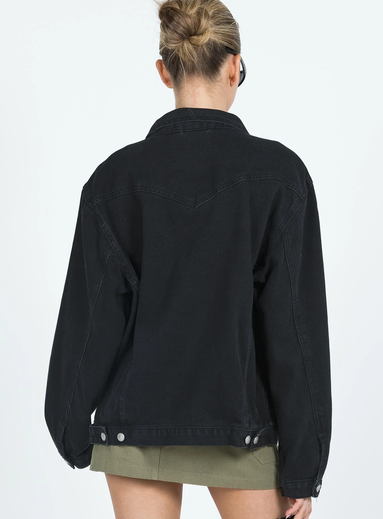 Phoenix Denim Jacket Black - Image 5