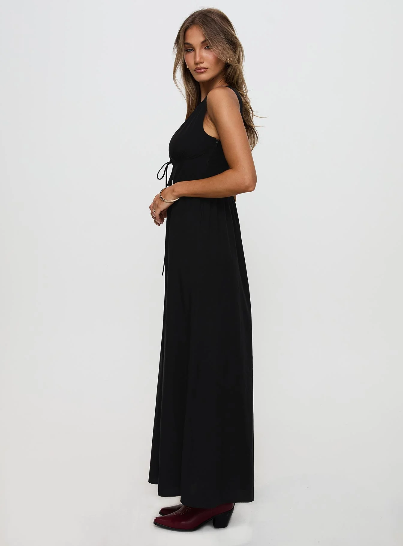 Pokey Maxi Dress Black - Image 4