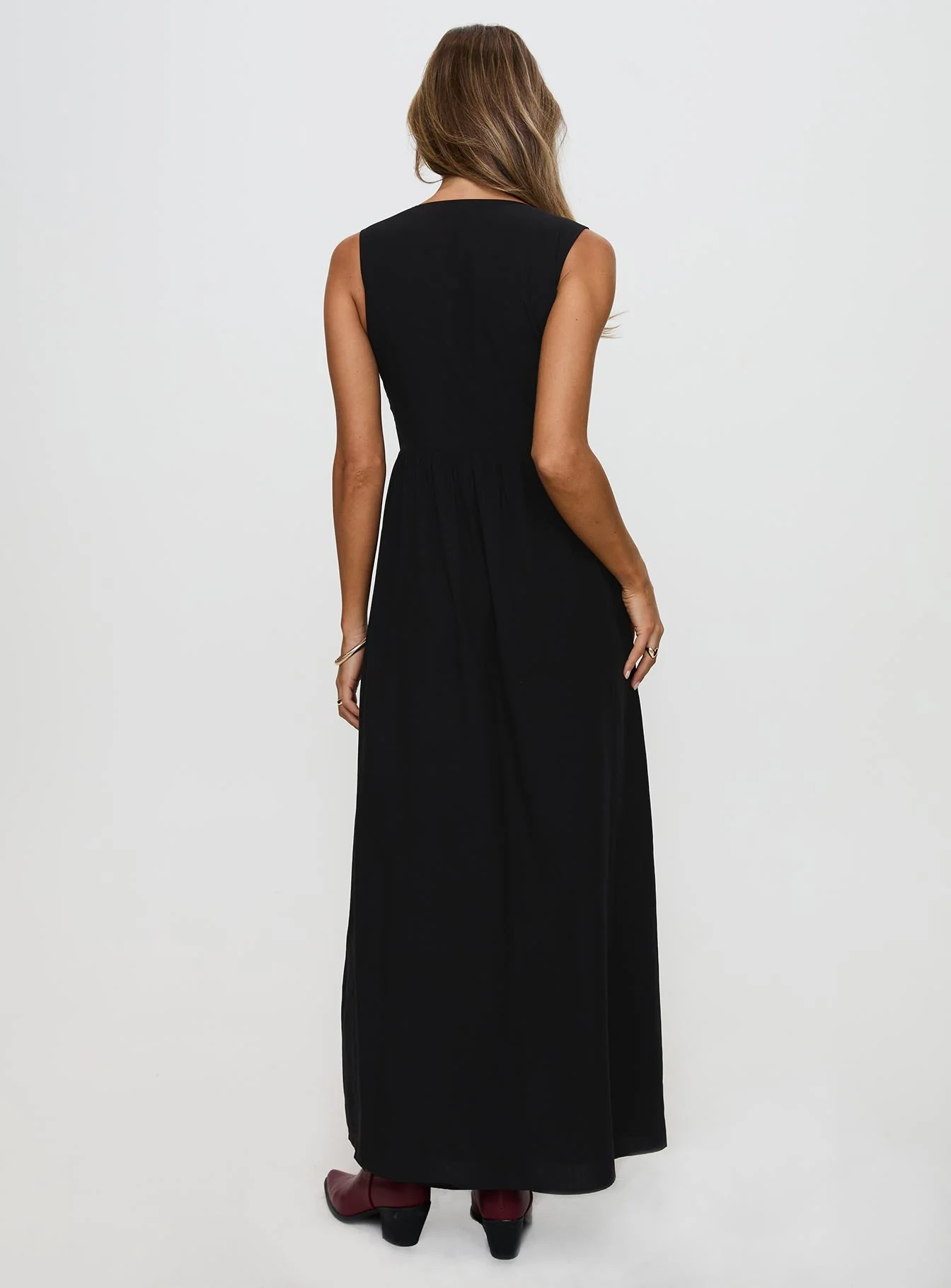 Pokey Maxi Dress Black - Image 5