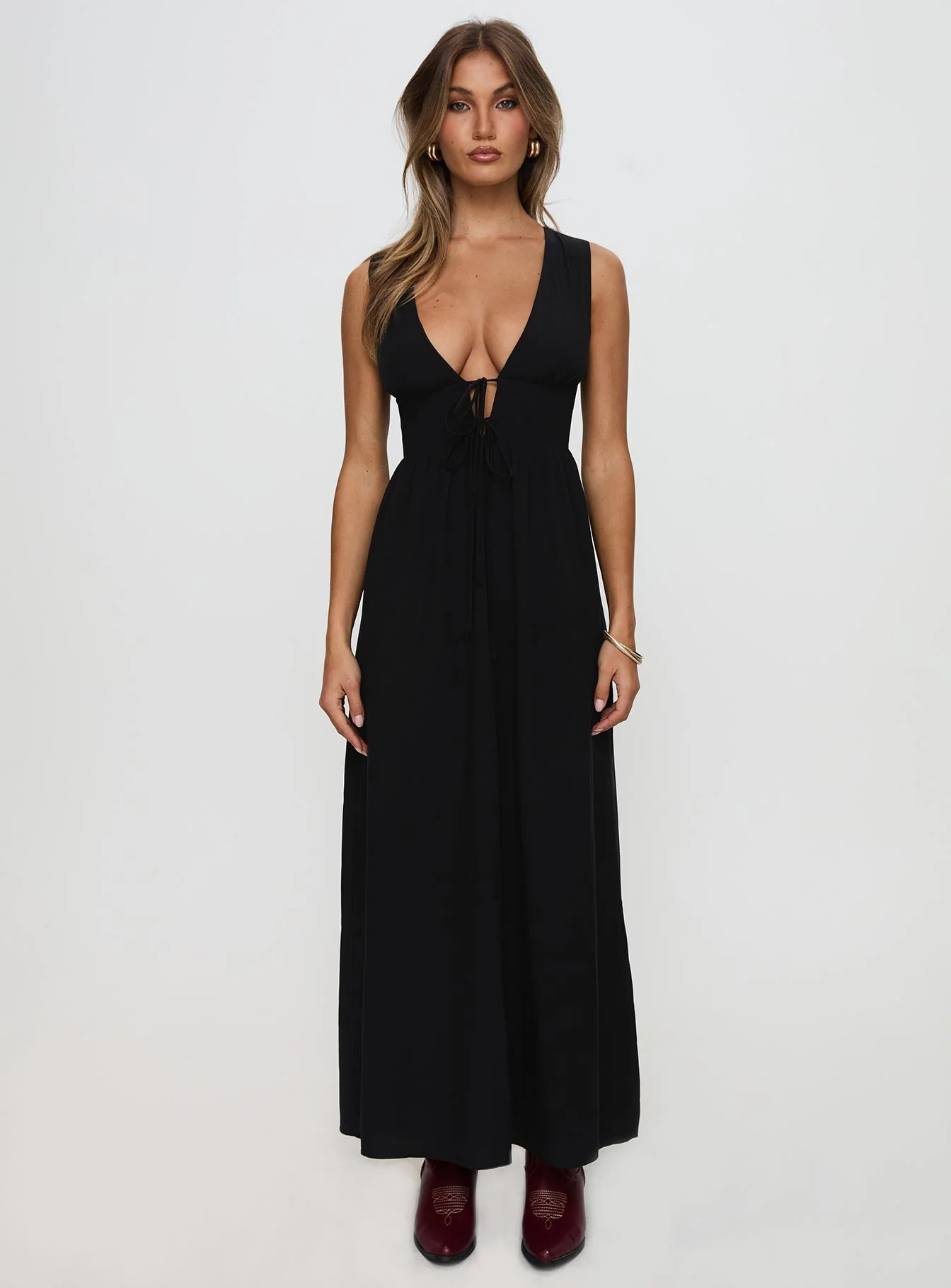 Pokey Maxi Dress Black - Image 7