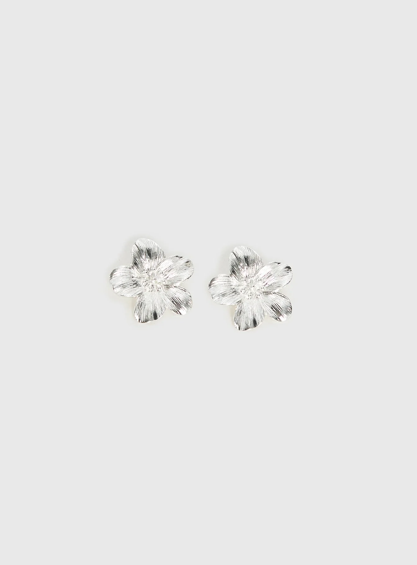 Posie Earrings Silver - Image 3