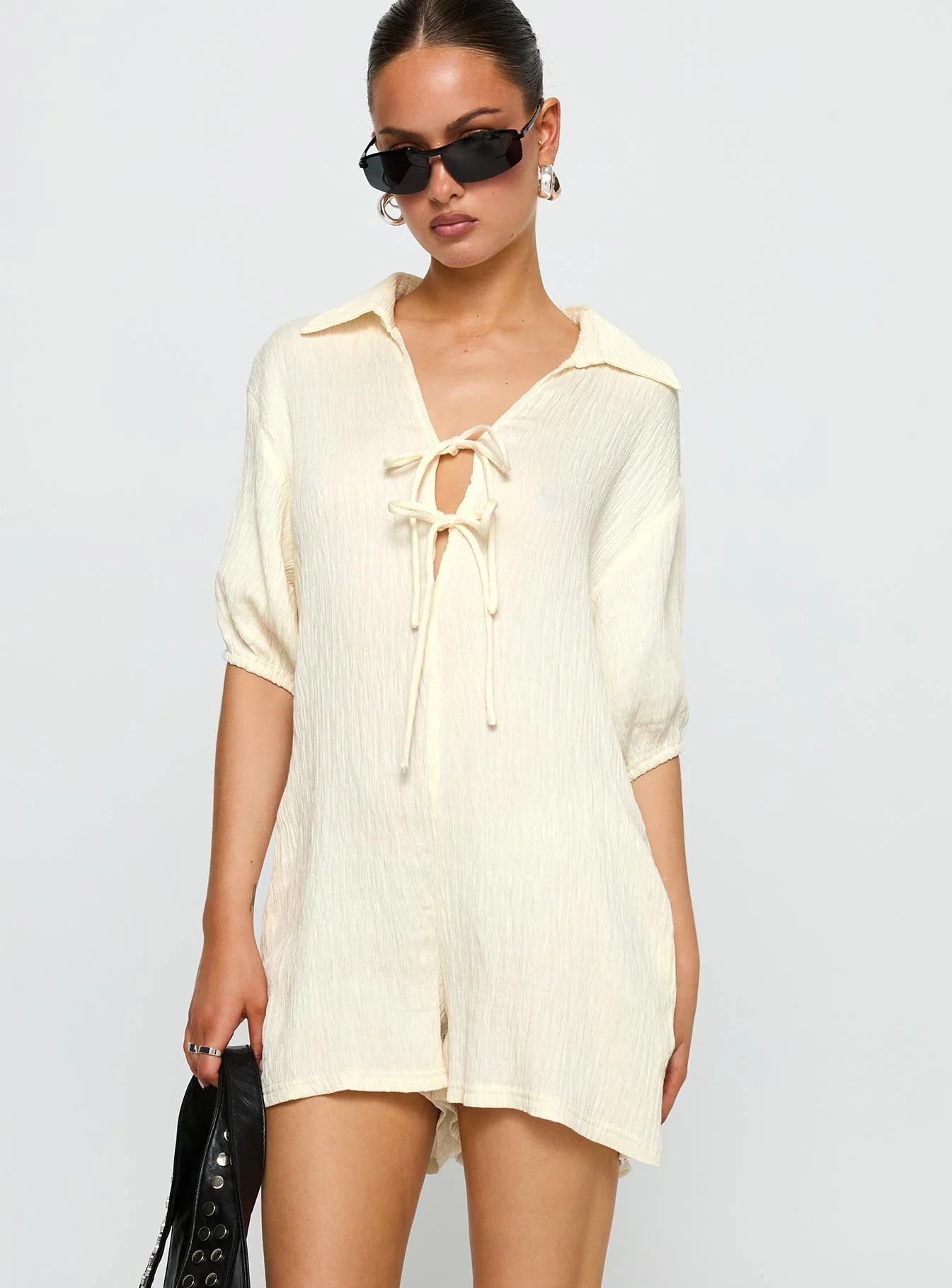 Power Move Romper Beige - Image 2