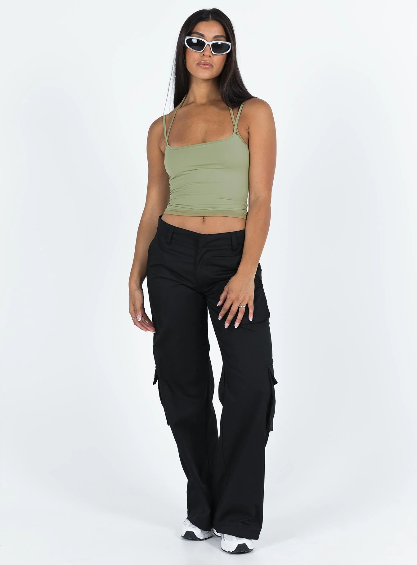 Premier Layered Tank Top Green - Image 3