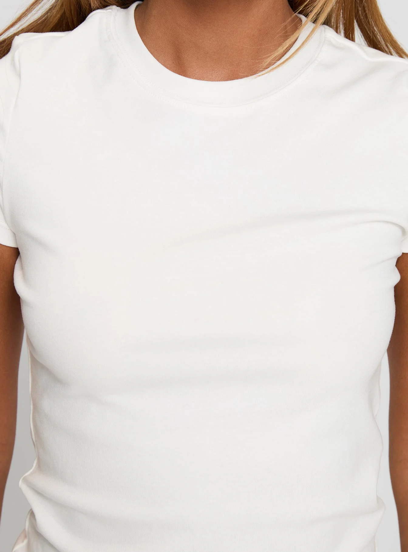 Prestige Longline Baby Tee Ivory - Image 6