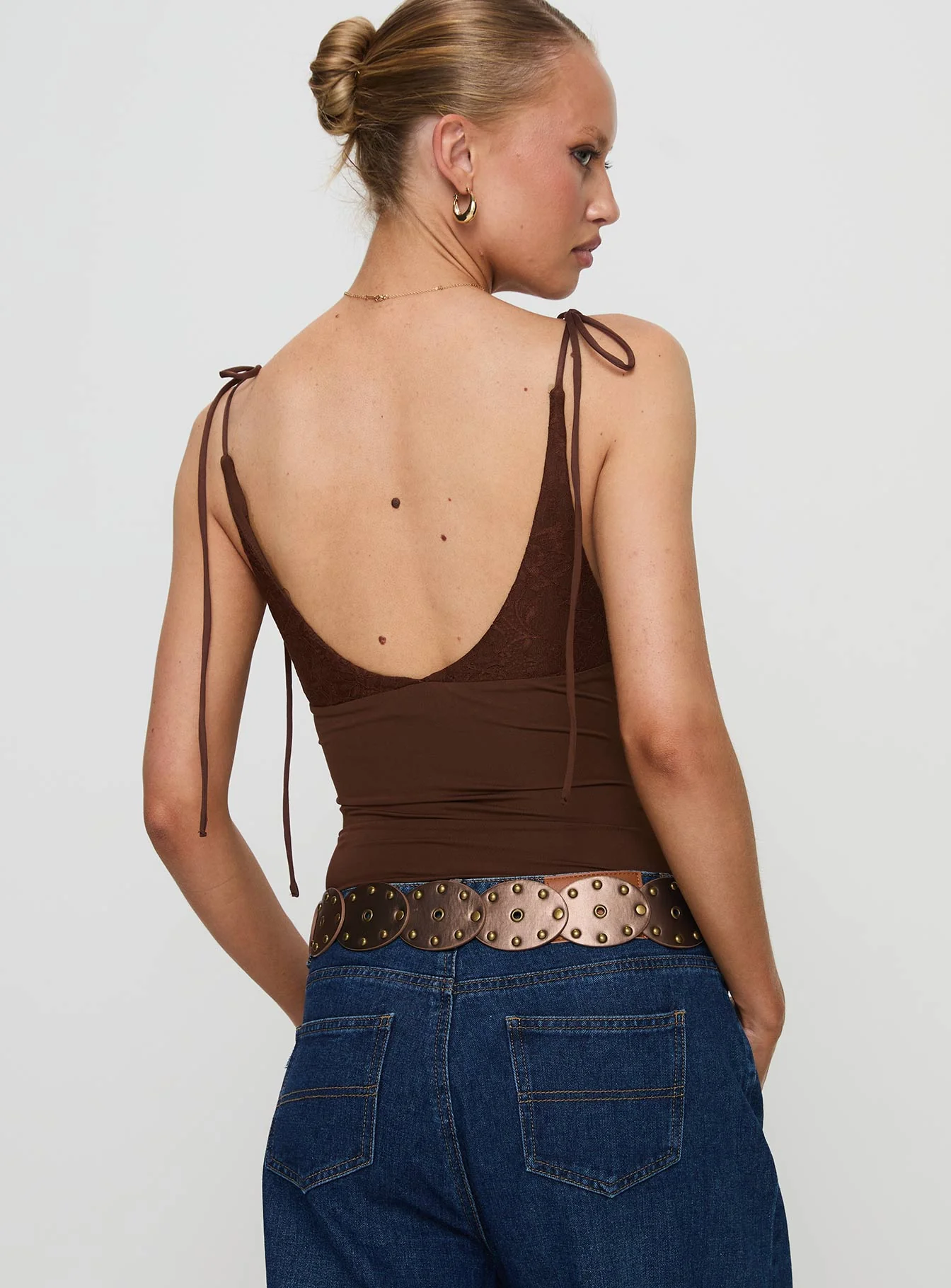 Prichard Bodysuit Brown - Image 5
