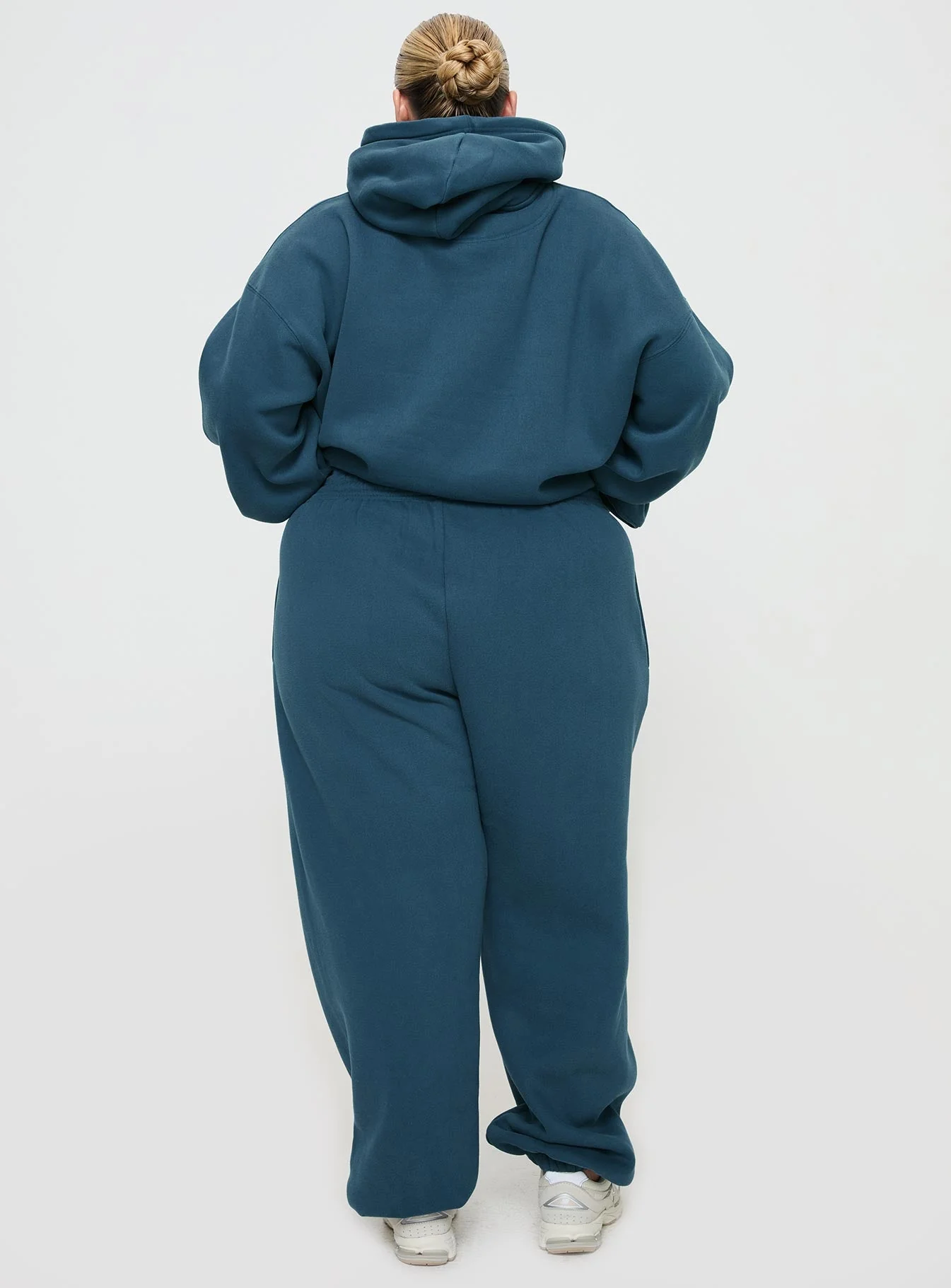 Princess Polly Track Pants Block / Cursive Text Slate Curve - Image 5
