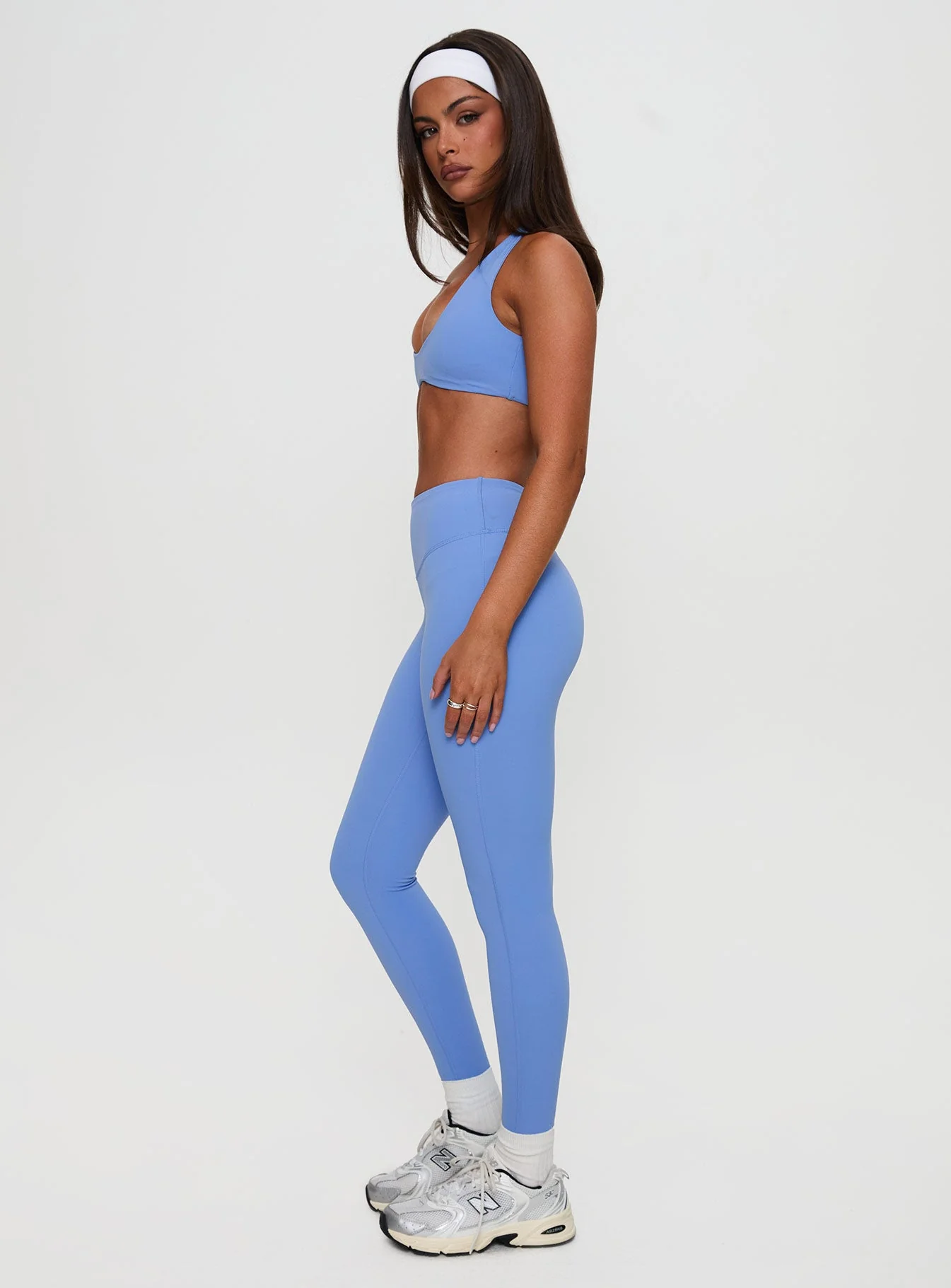 Pulse Full Length Active Tights Blue - Image 4