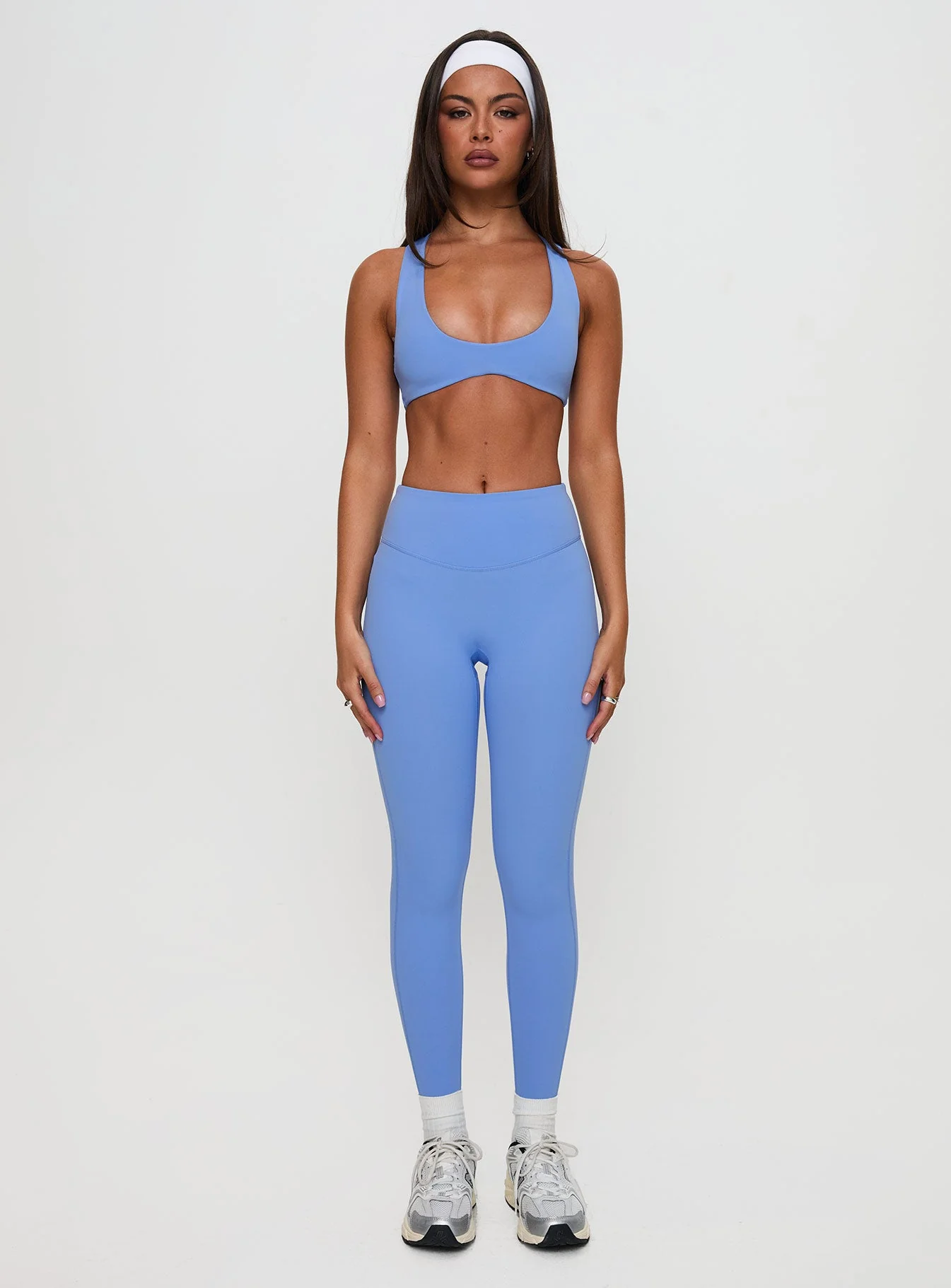 Pulse Full Length Active Tights Blue - Image 8