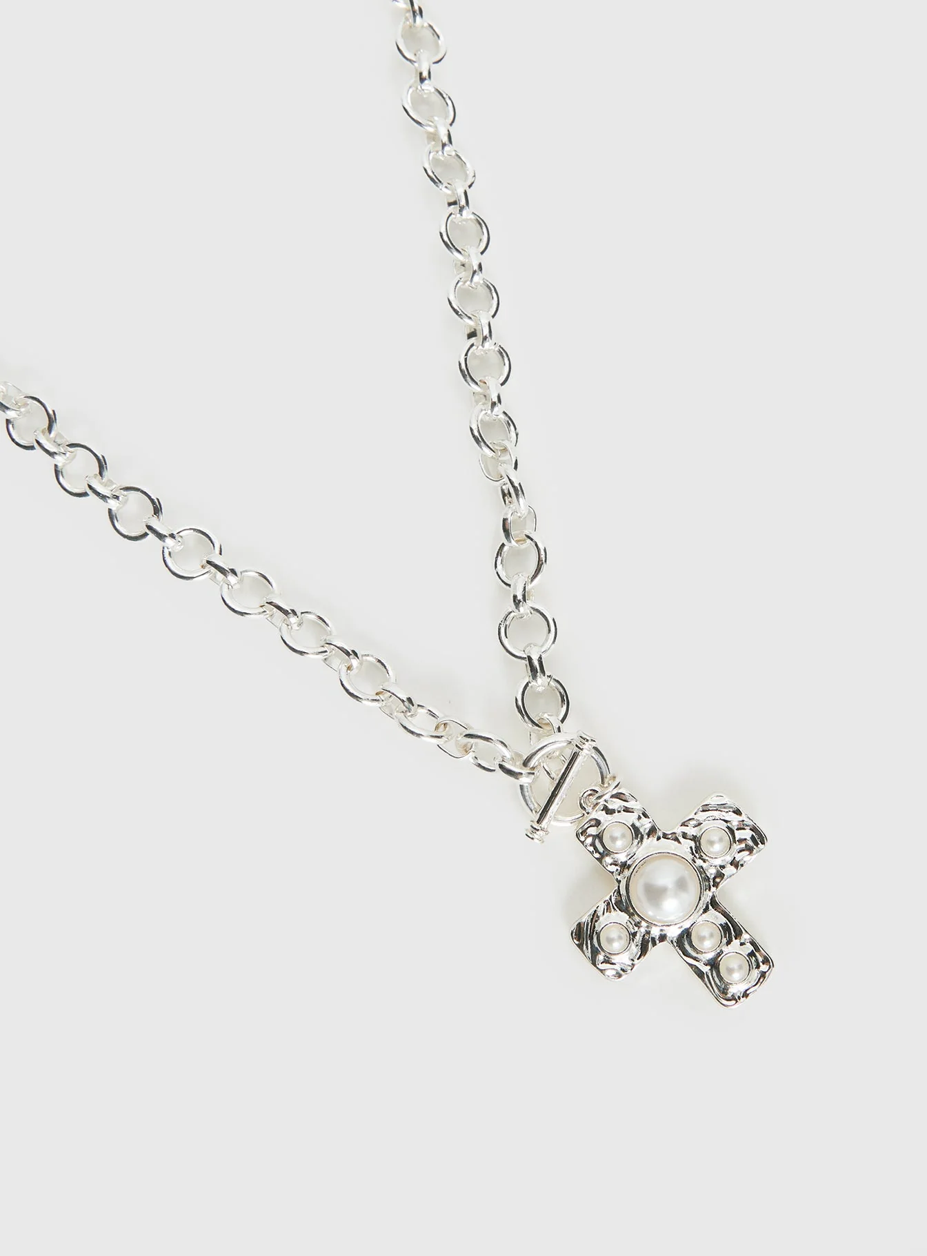 Putney Chunky Necklace Silver - Image 3