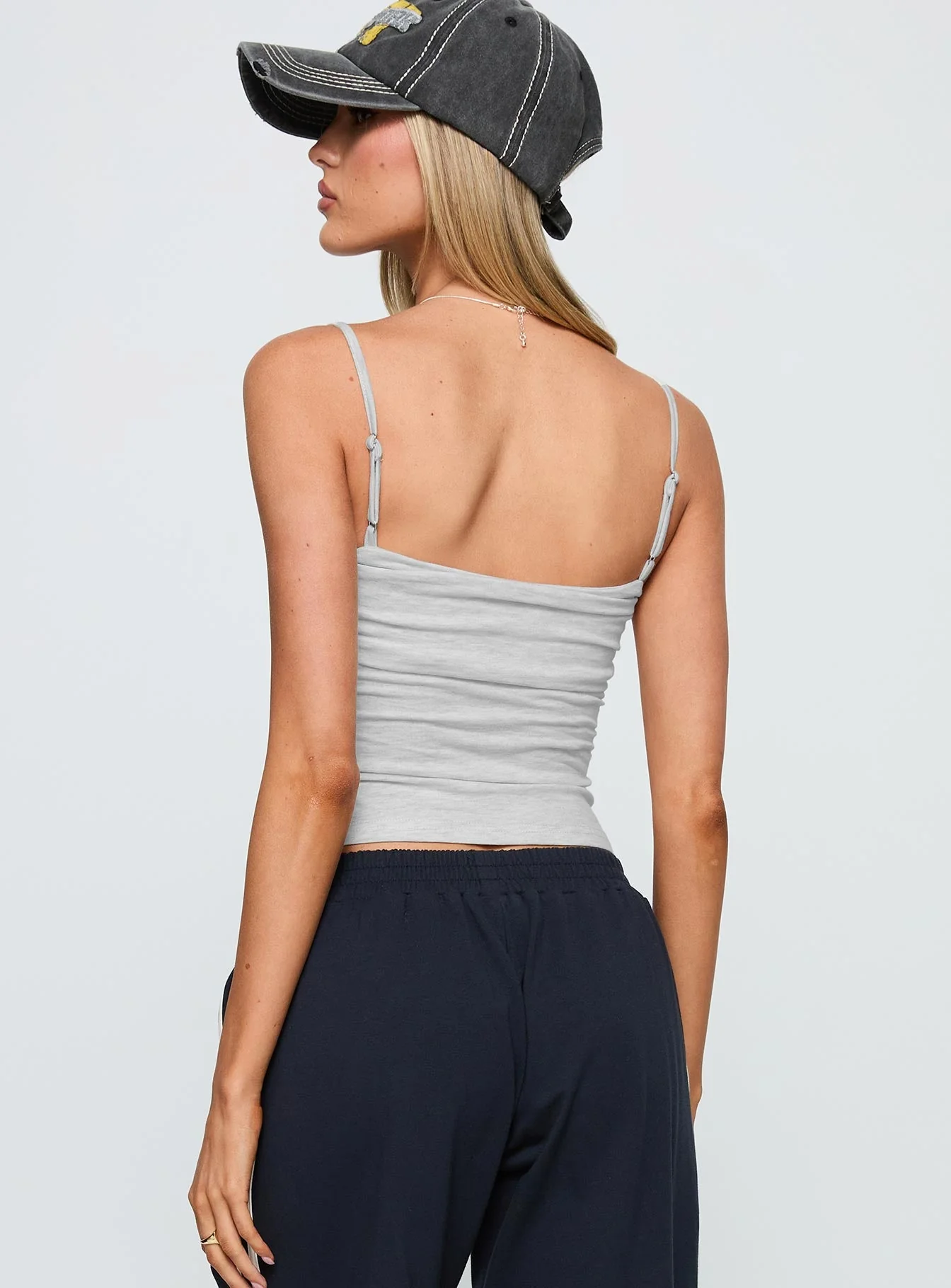 Race My Mind Top Grey Marle - Image 5