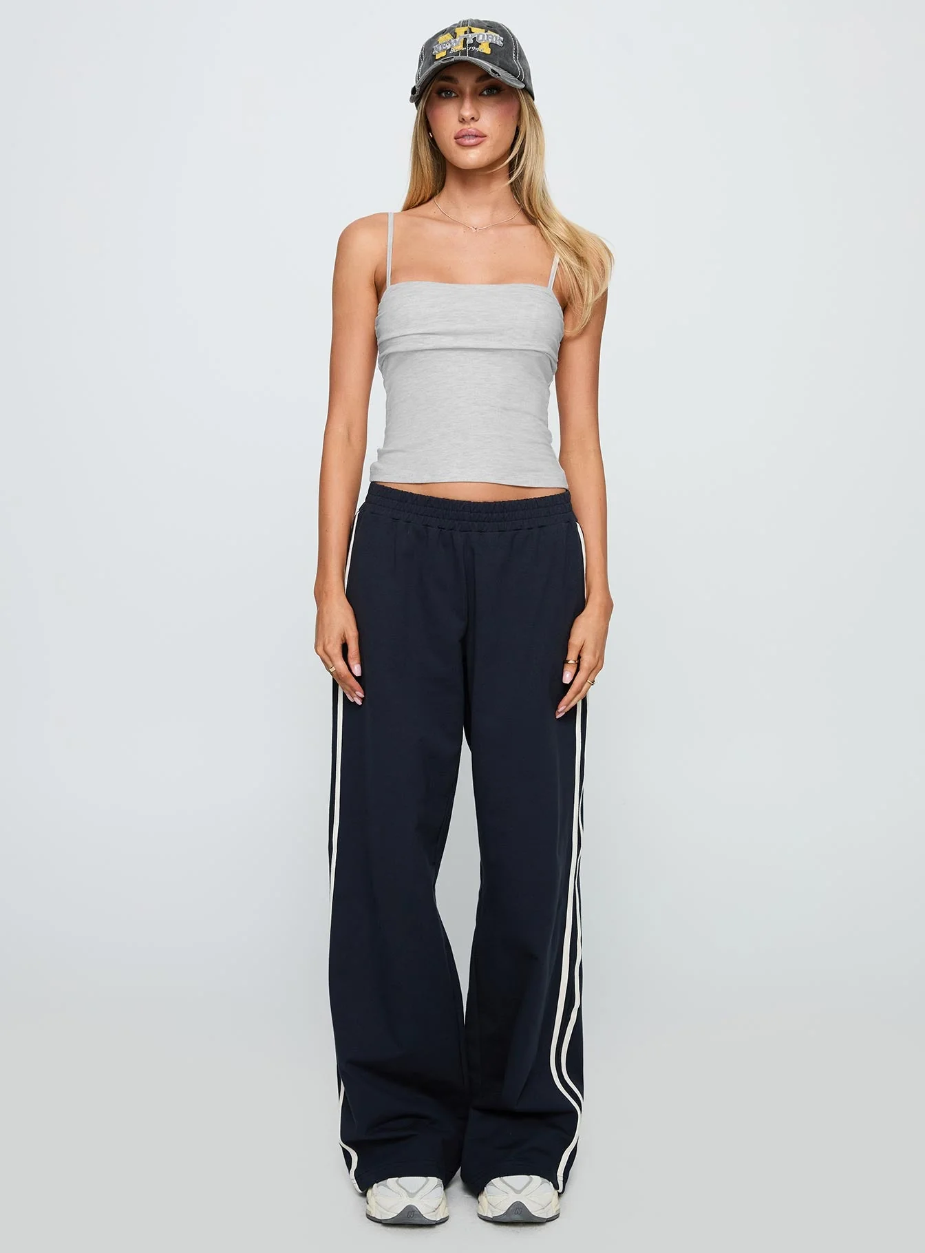Race My Mind Top Grey Marle - Image 7
