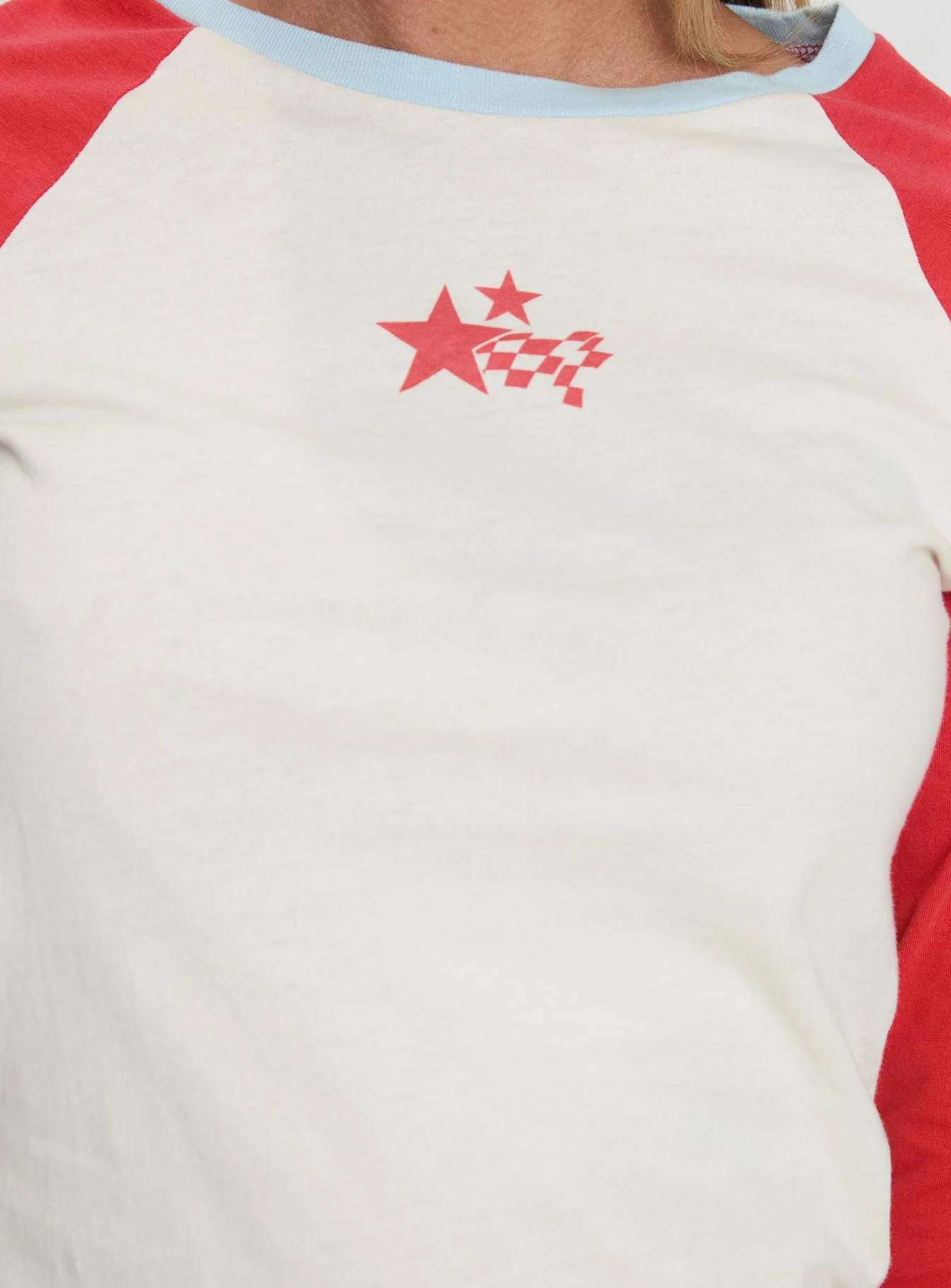 Racing Star Long Sleeve Top Red - Image 6