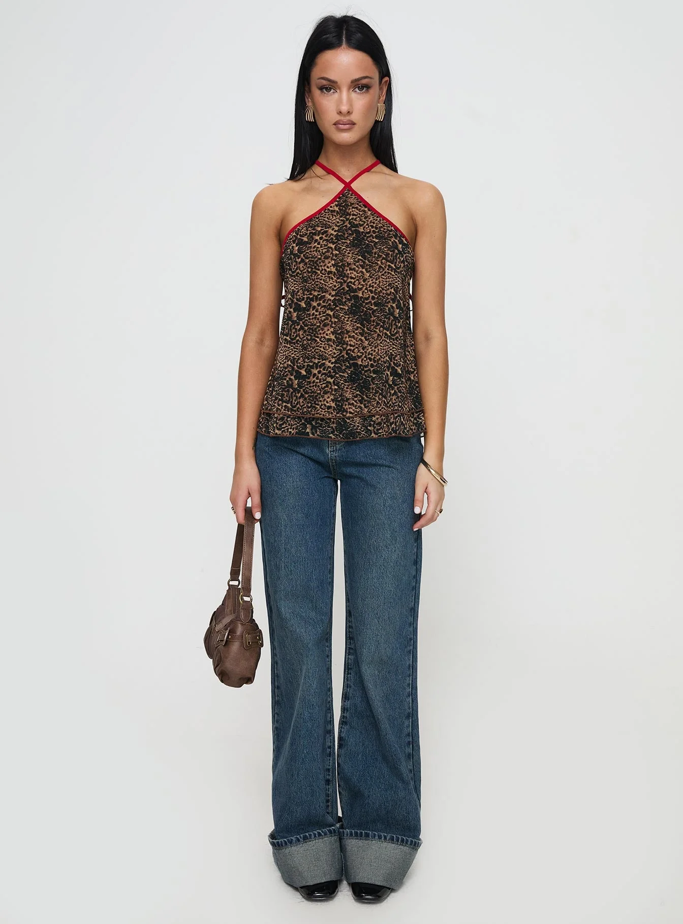 Rafaella Halter Top Leopard - Image 7