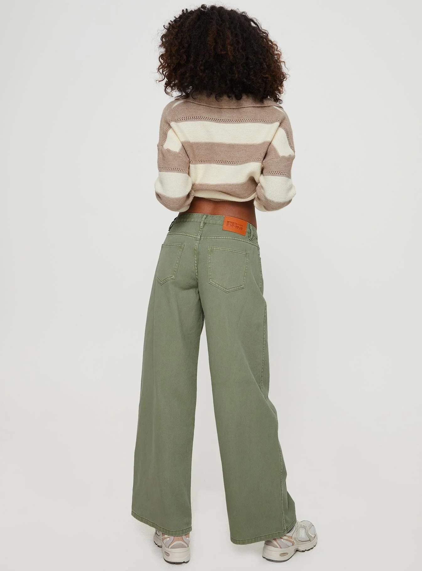 Ramos Low Rise Denim Jeans Sage - Image 5