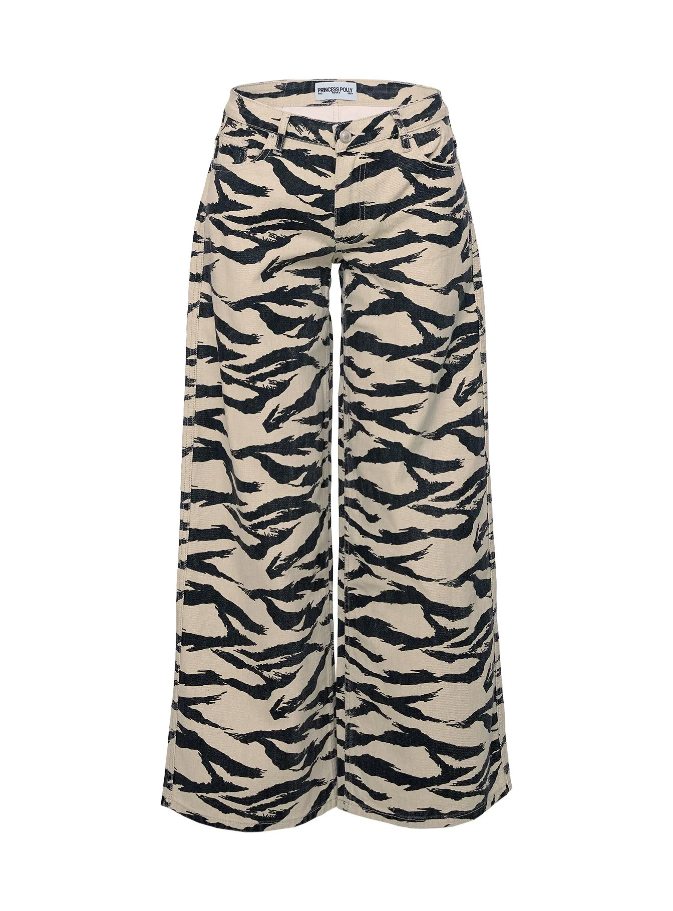 Ramos Low Rise Wide Leg Jeans Tiger - Image 5