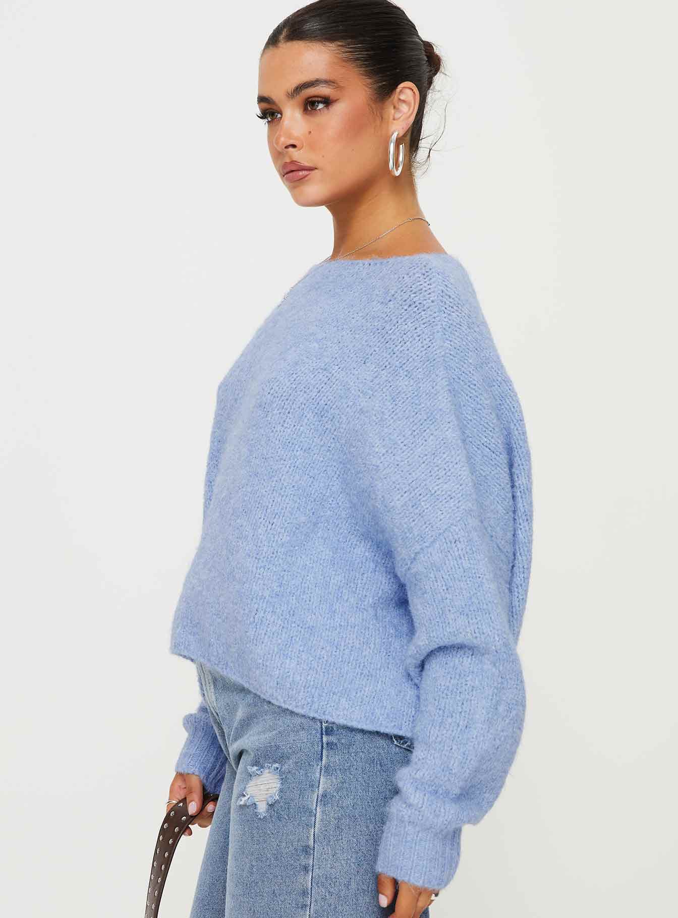 Ramy Sweater Blue - Image 4