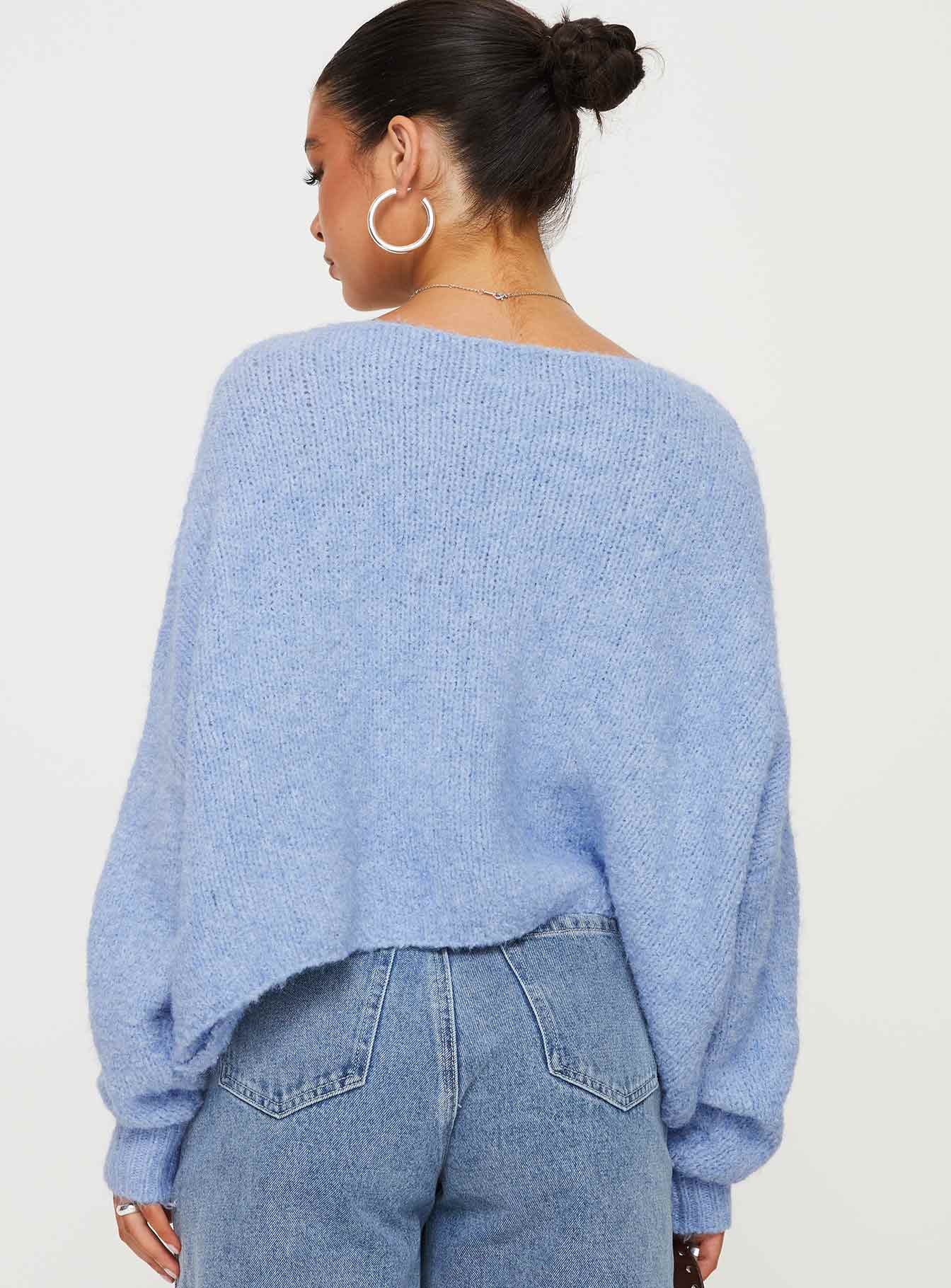 Ramy Sweater Blue - Image 5