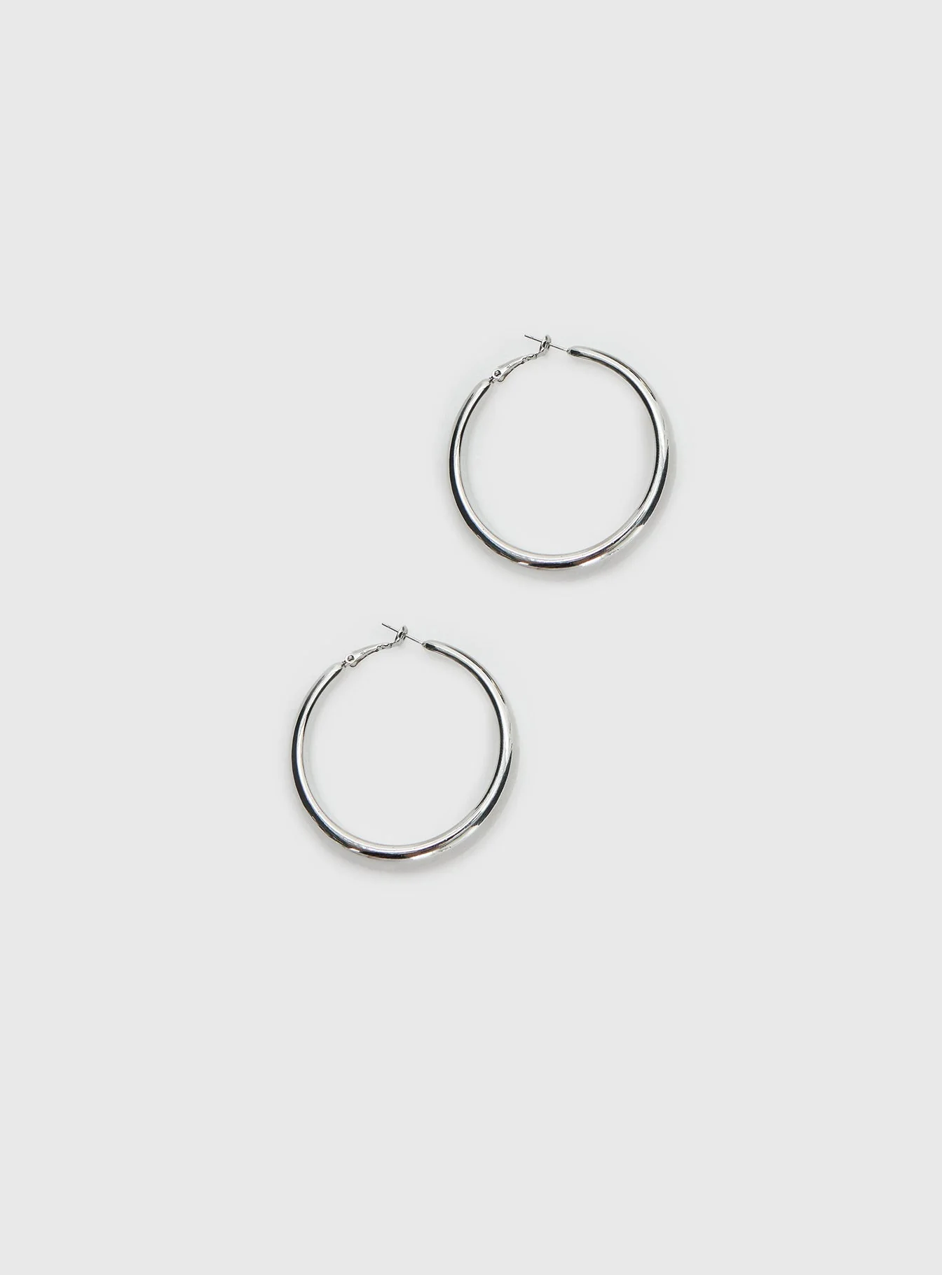 Raskin Hoop Earrings Silver - Image 3