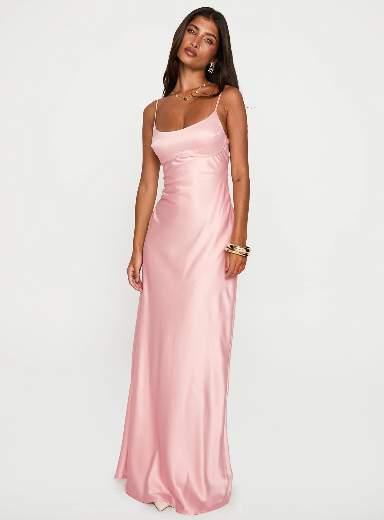 Ravia Maxi Dress Pink - Image 2