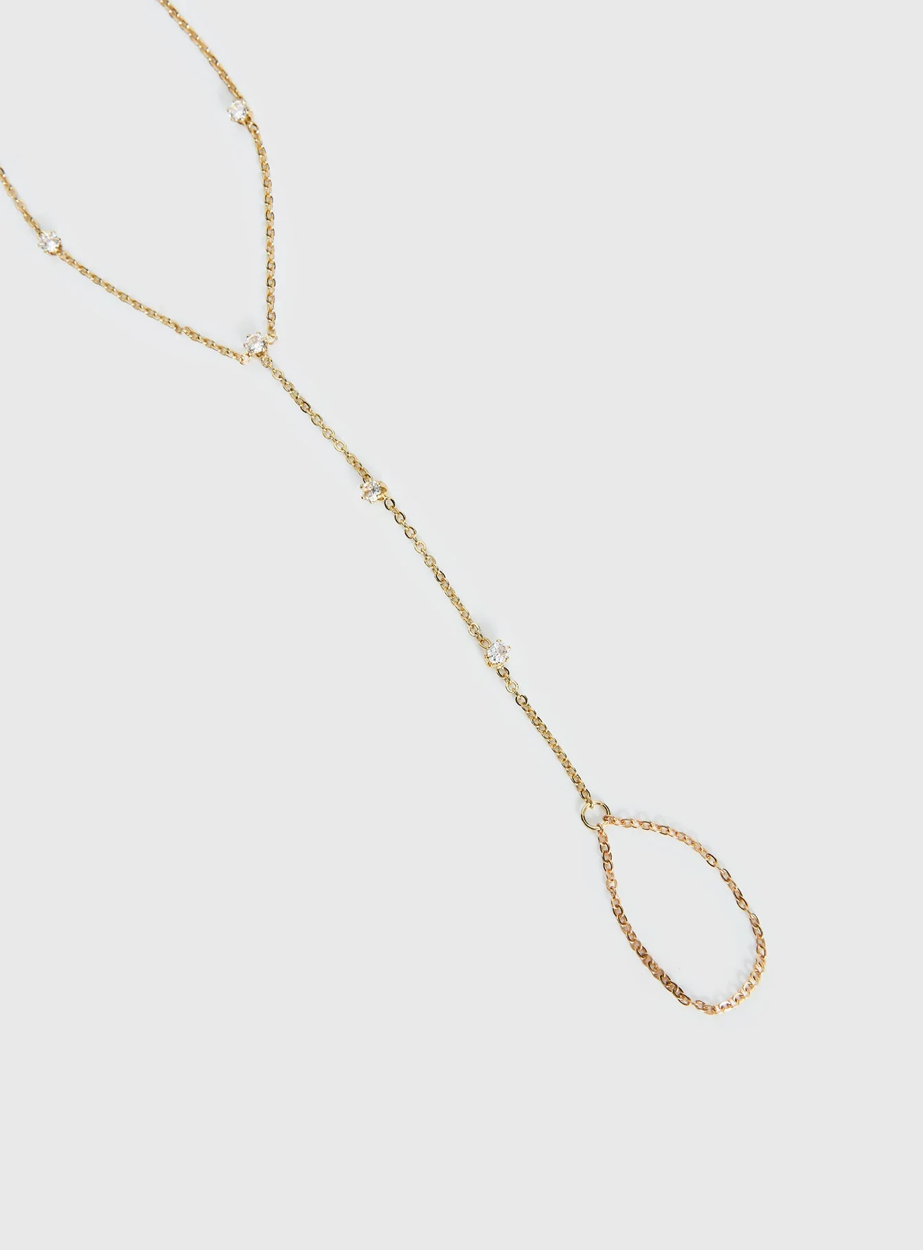 Raynna Hand Chain Gold - Image 3