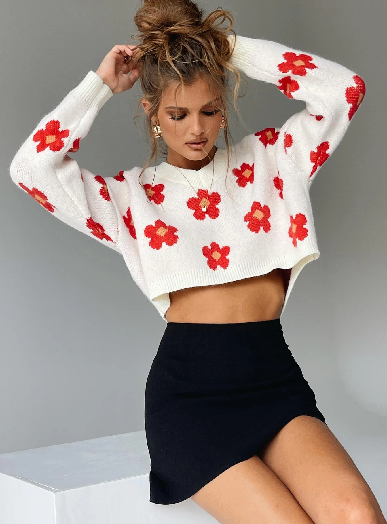 Selby Mini Skirt Black - Image 12