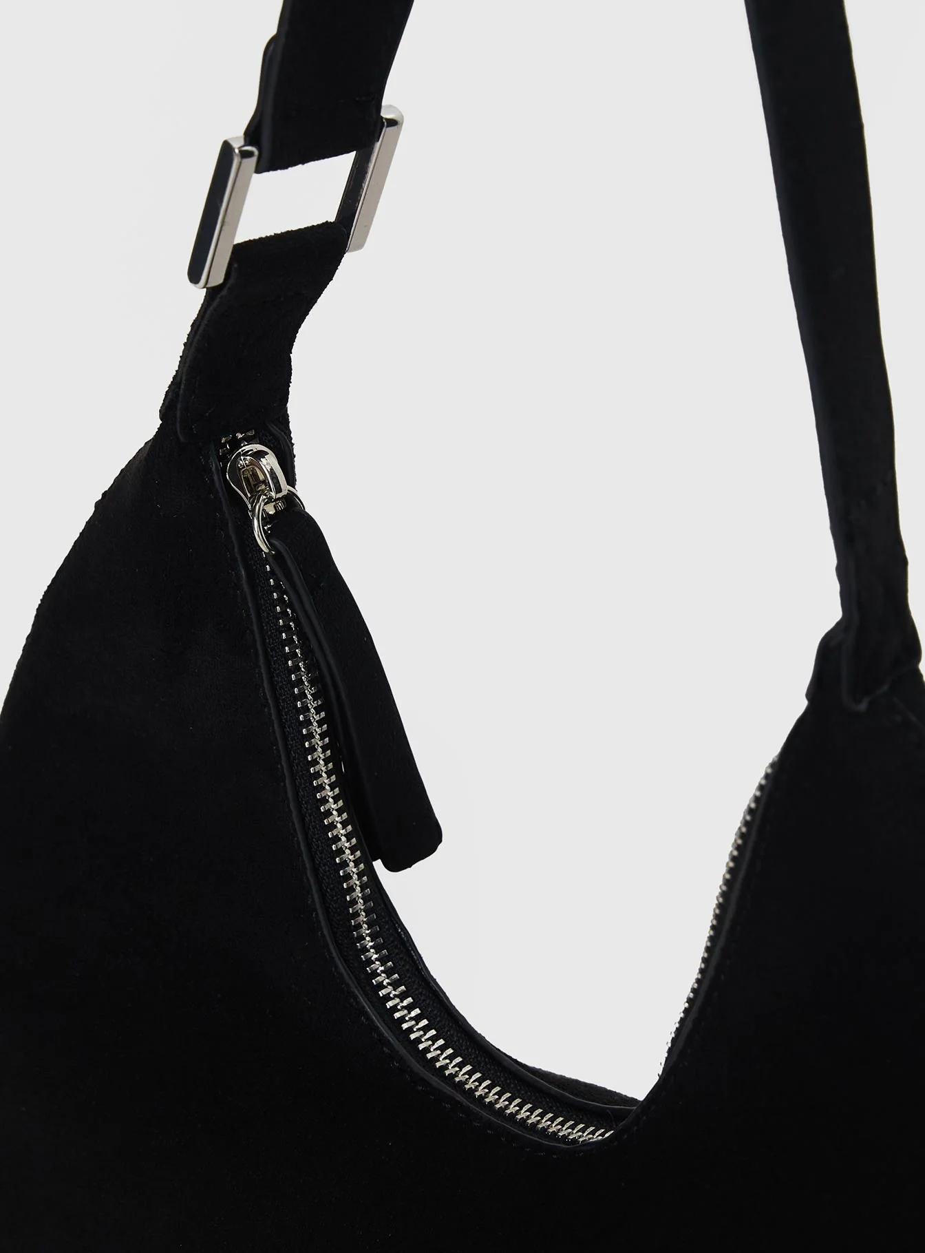 Reeves Bag Black Faux Suede - Image 4