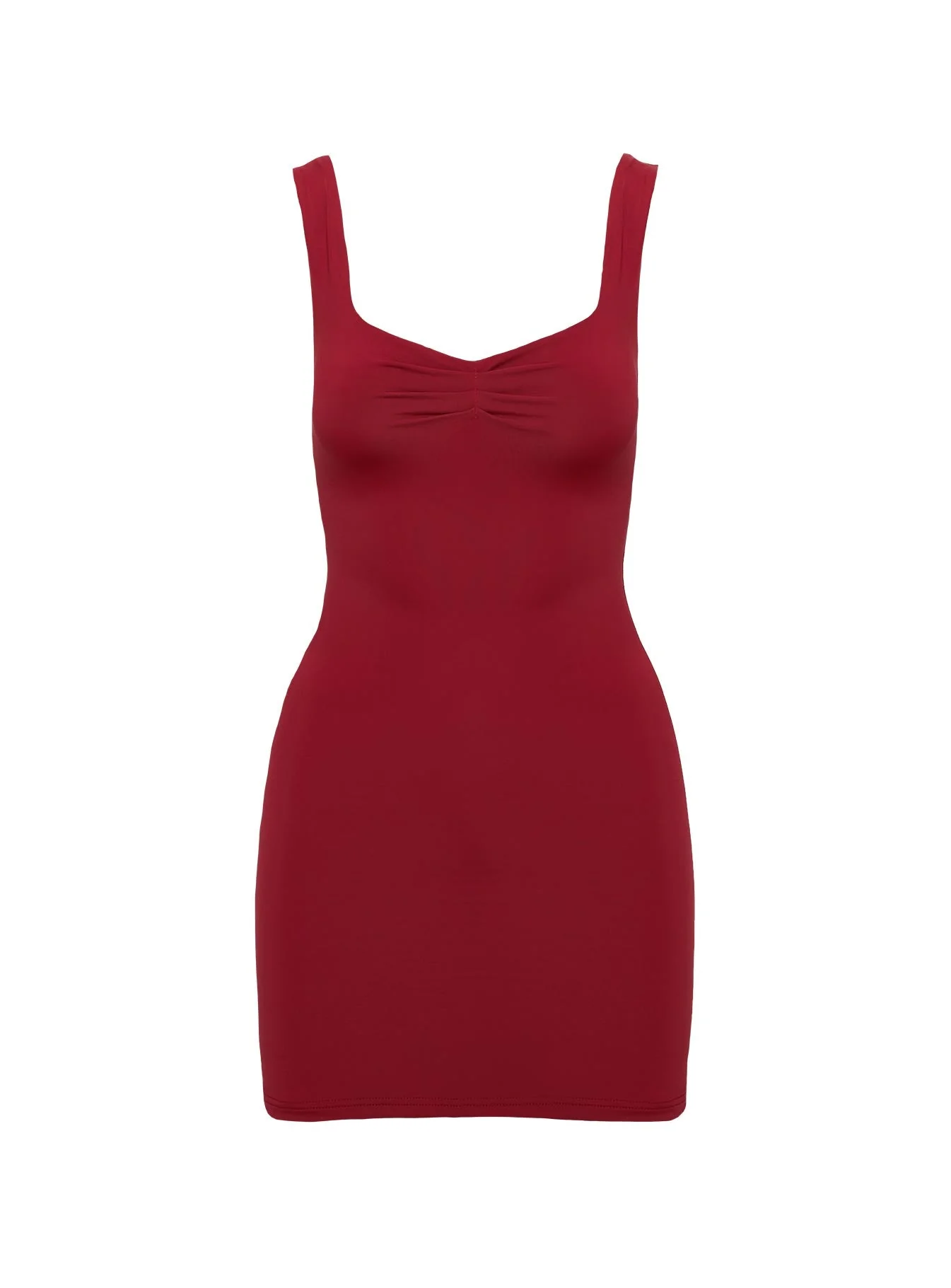 Rehna Mini Dress Burgundy - Image 8