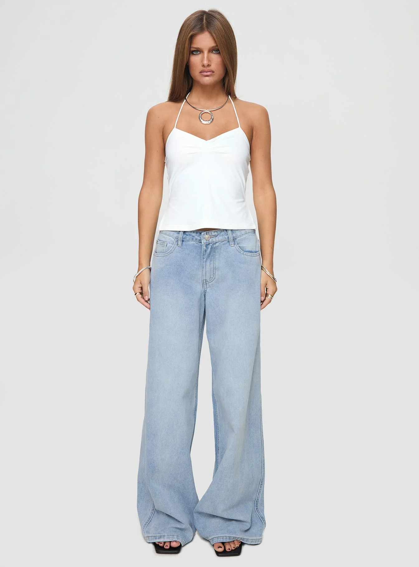 Rehna Halter Top White - Image 7