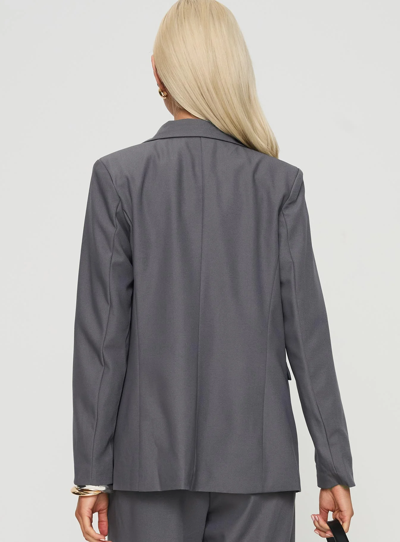 Relaxed Blazer Charcoal - Image 5