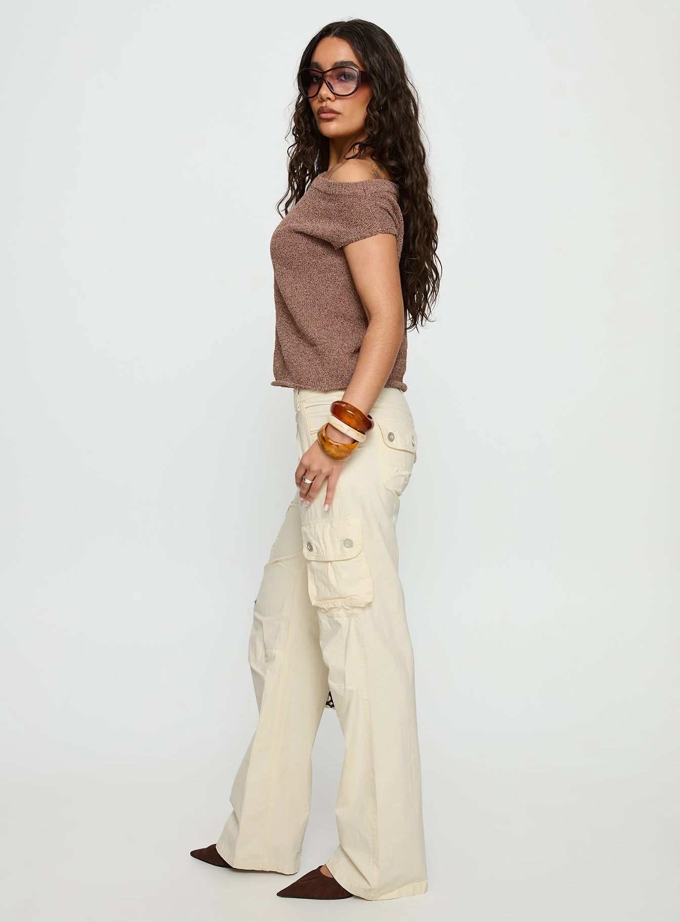 Remmi Cargo Pants Cream - Image 4