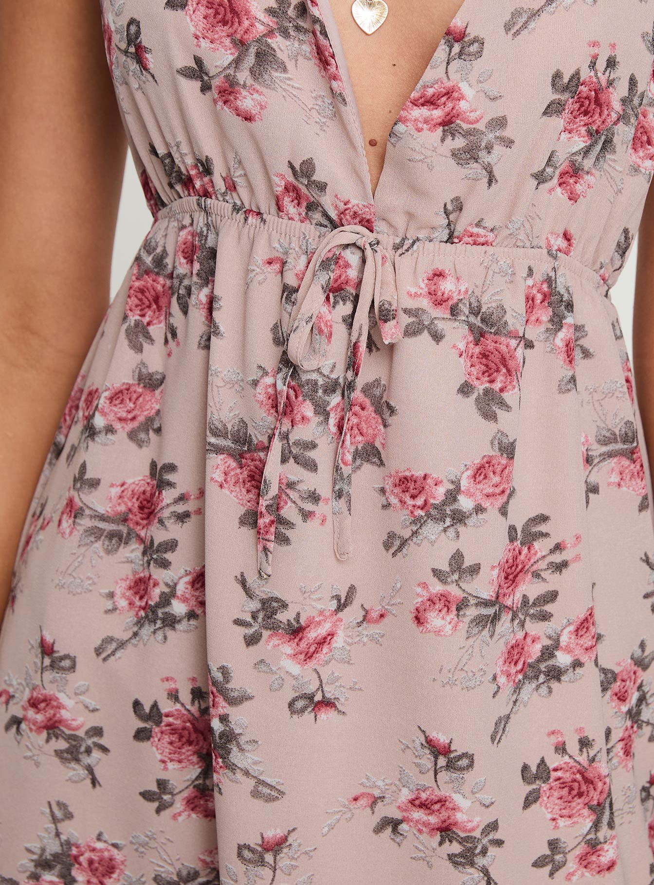 Renaud Mini Dress Pink Floral - Image 5