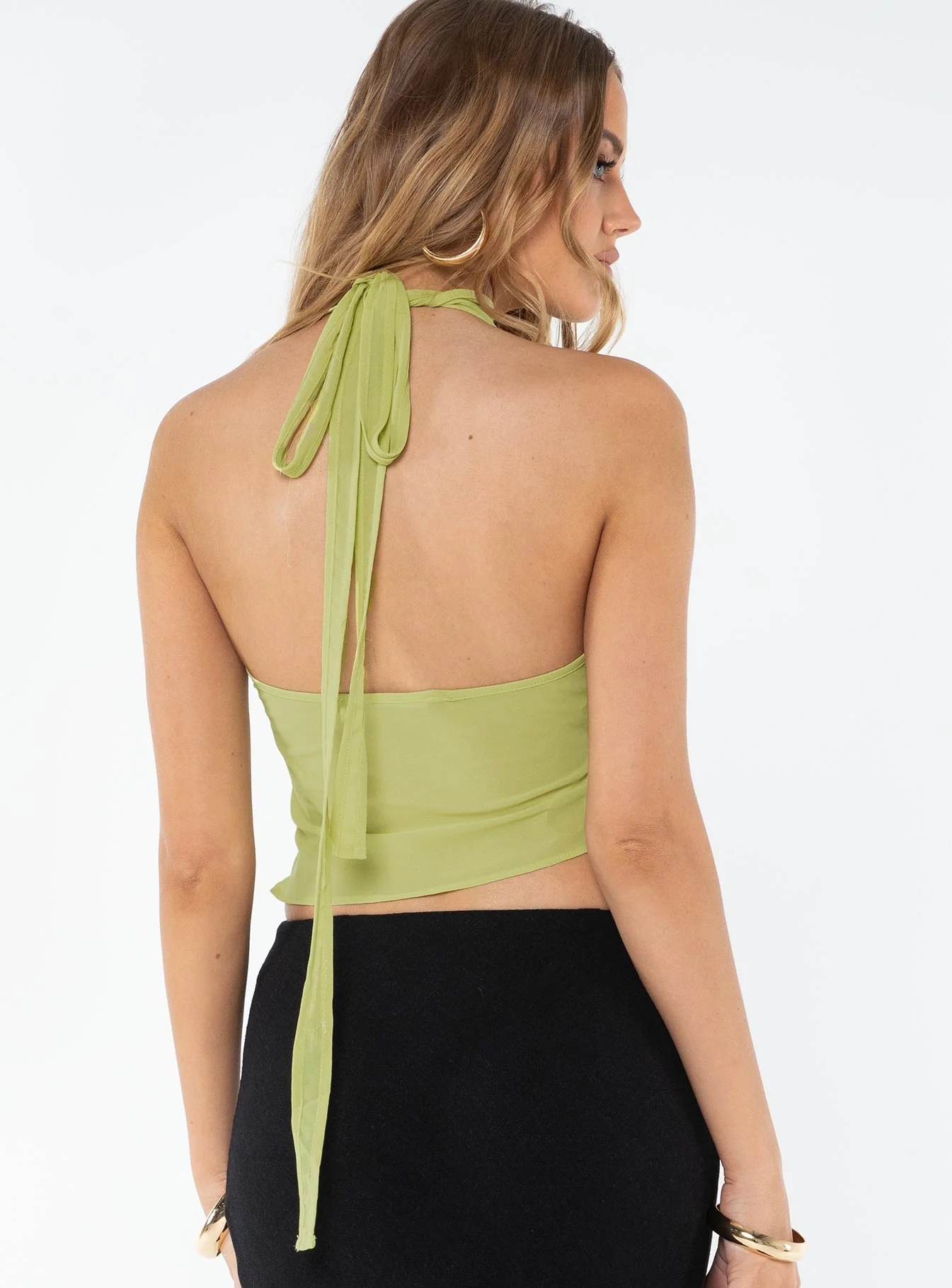 Rendezvous Halter Top Lime - Image 5