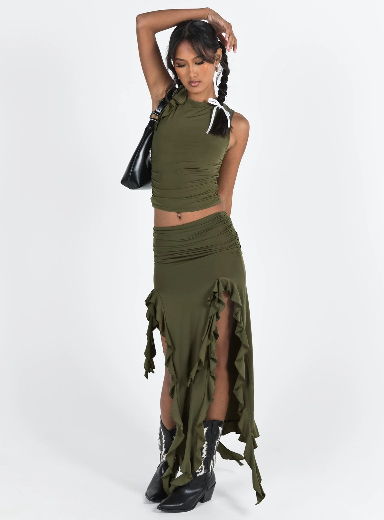 Rendezvous Top Olive - Image 3