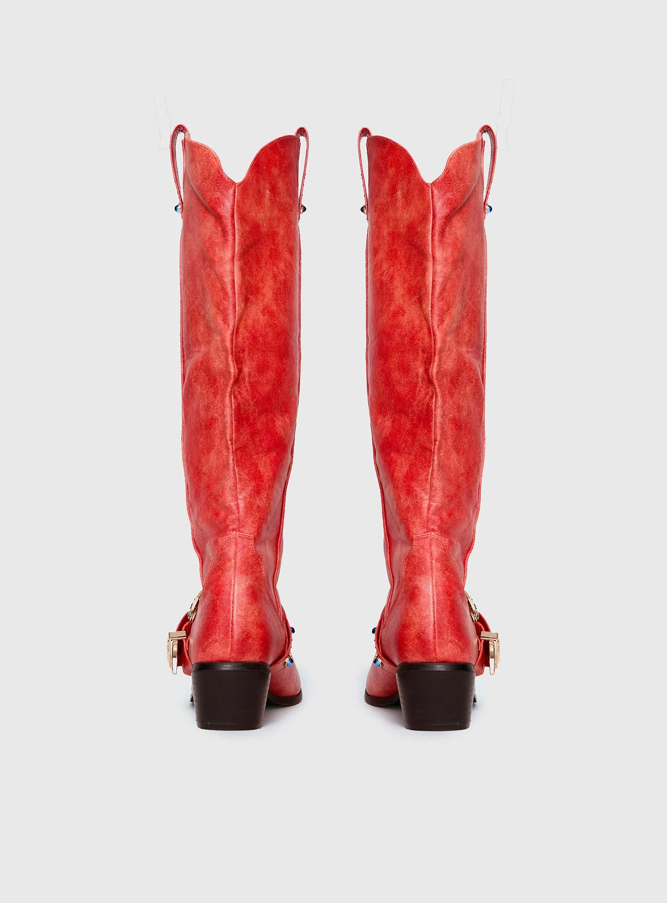 Rhode Cowboy Boots Red - Image 5