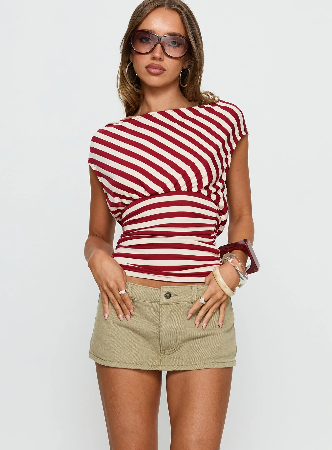 Rhode Mini Skort Tan - Image 2