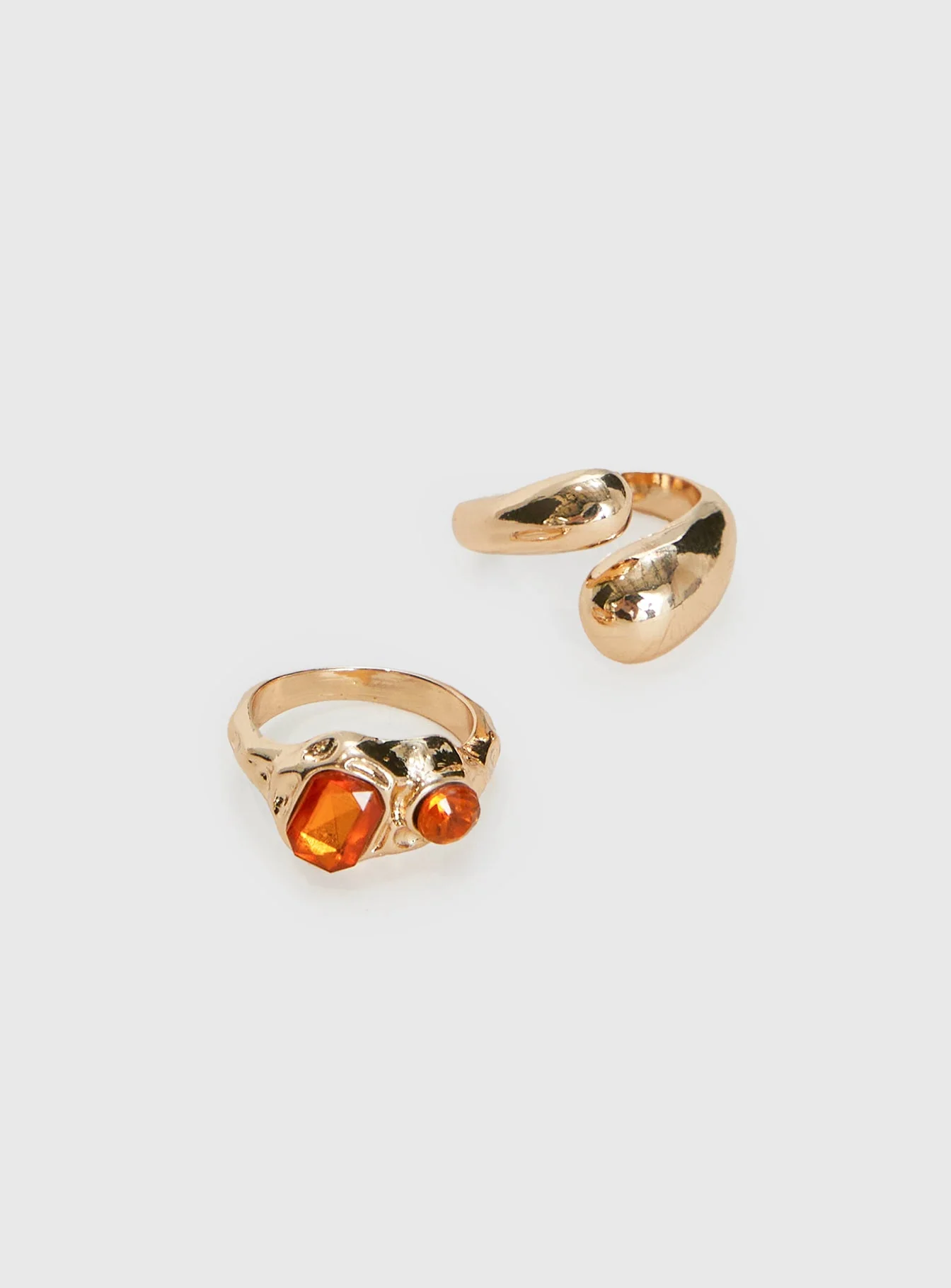 Rich Spirit Ring Pack Gold / Orange - Image 3