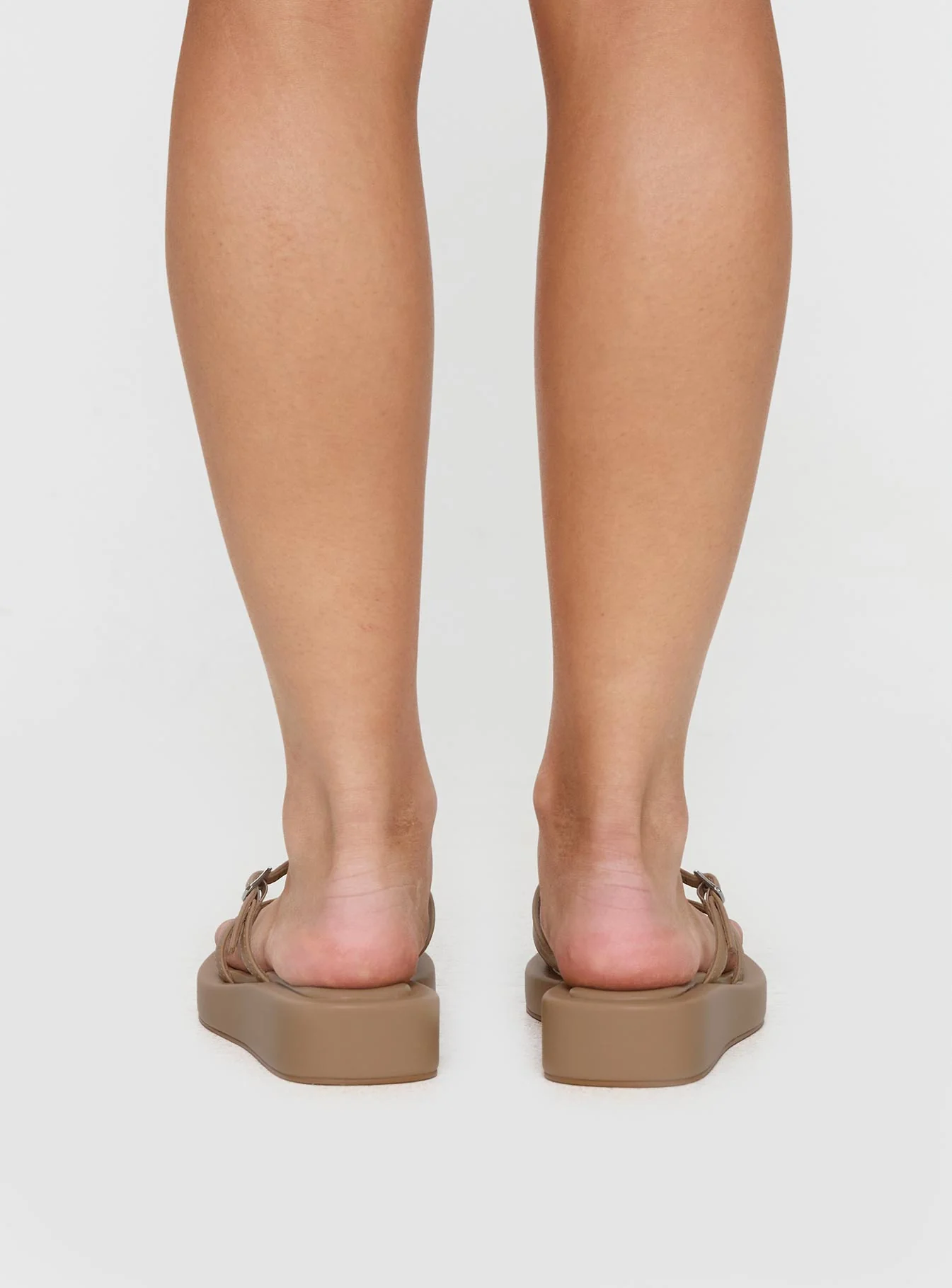 Riki Mini Belt Sandals Tan - Image 4