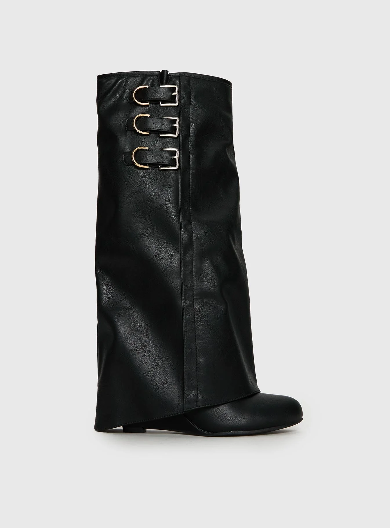 Ritz Knee High Boots Black - Image 2