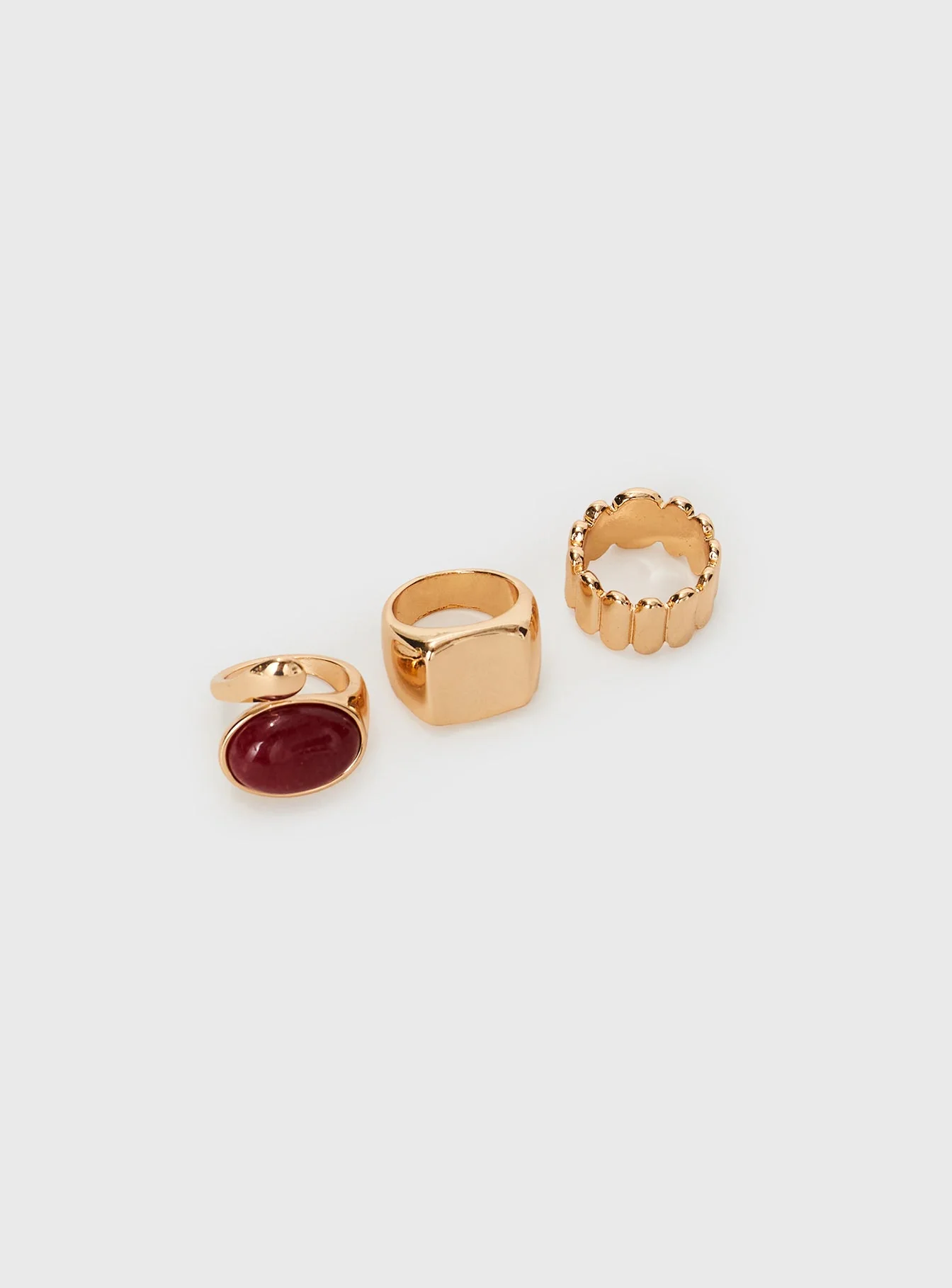 Romancer Chunky Ring Pack Multi - Image 2