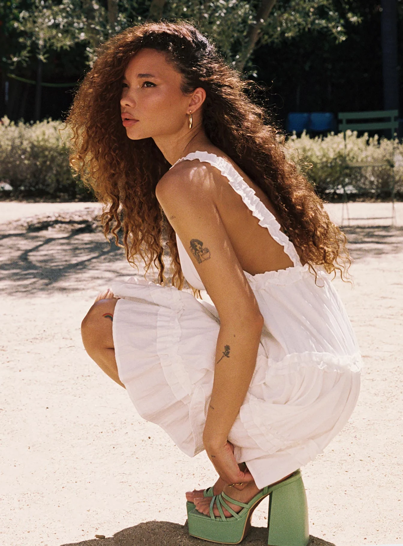 Romeo Mini Dress White - Image 9
