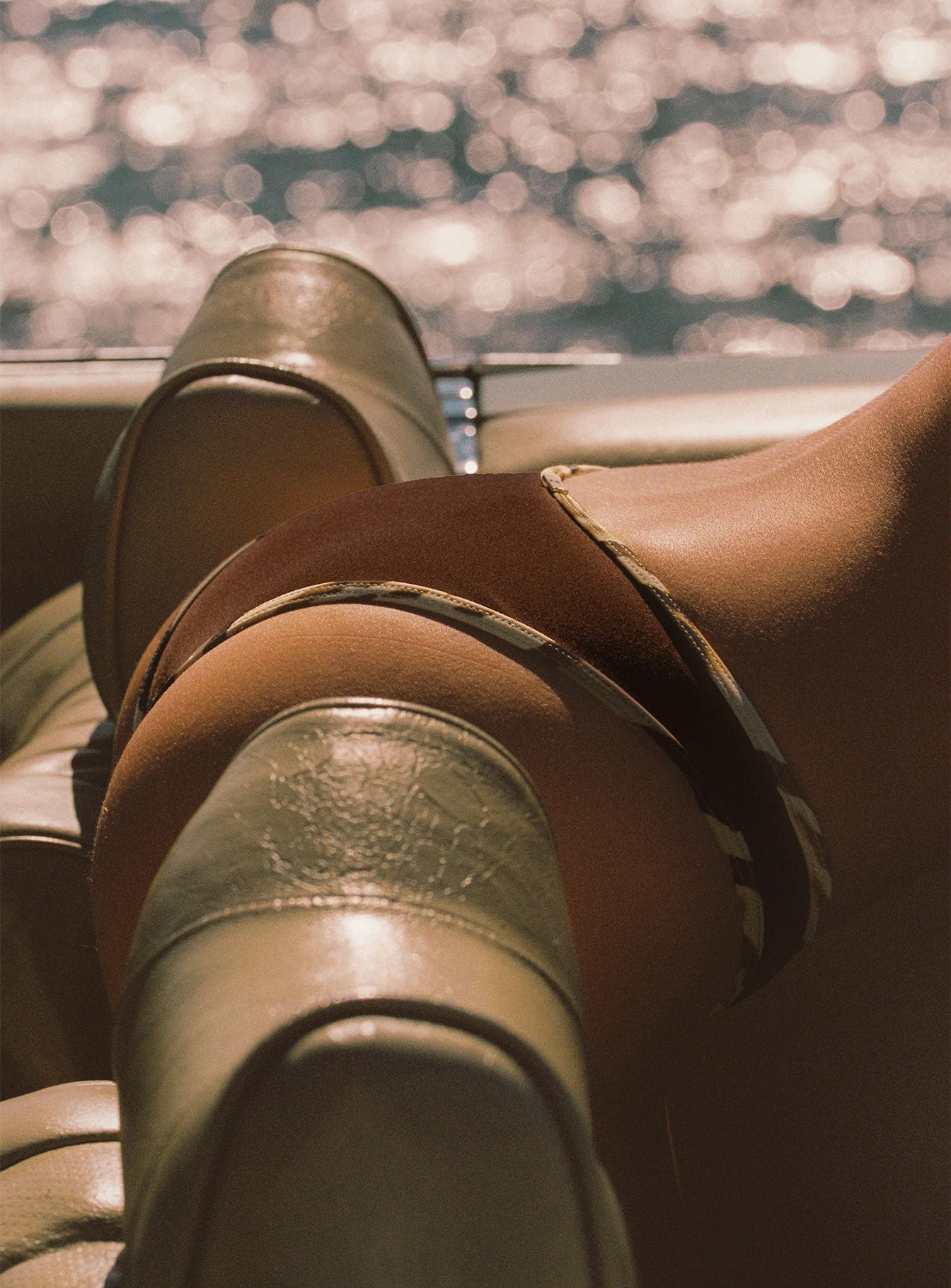 Romola Cheeky Bikini Bottom Brown Multi - Image 2