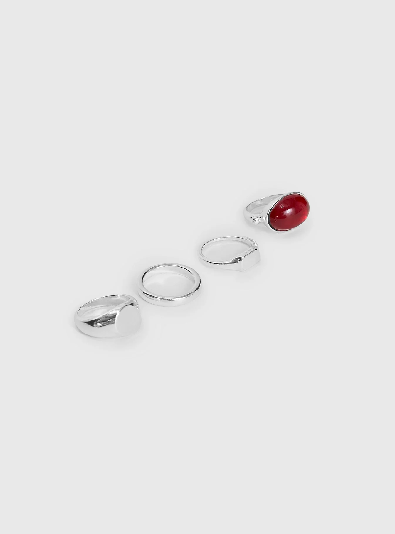 Romona Ring Set Silver - Image 2