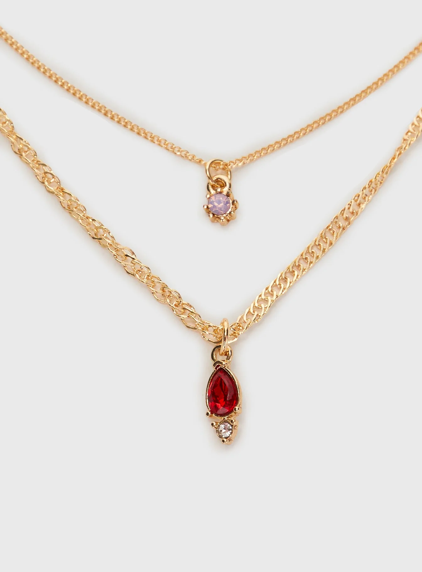 Rosen Necklace Pack Gold / Red - Image 3